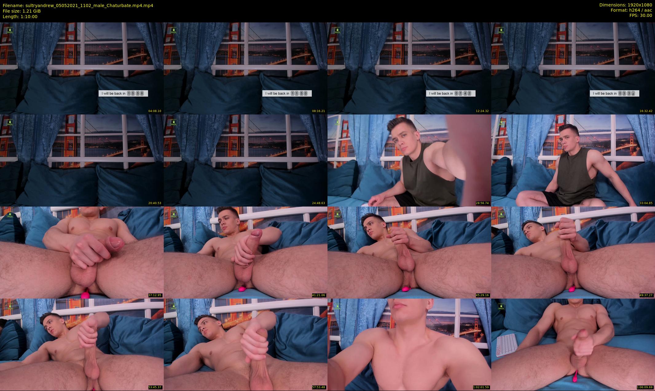 sultryandrew — 70 minute Chaturbate male cam show recording, 1080p, May 5, 2021