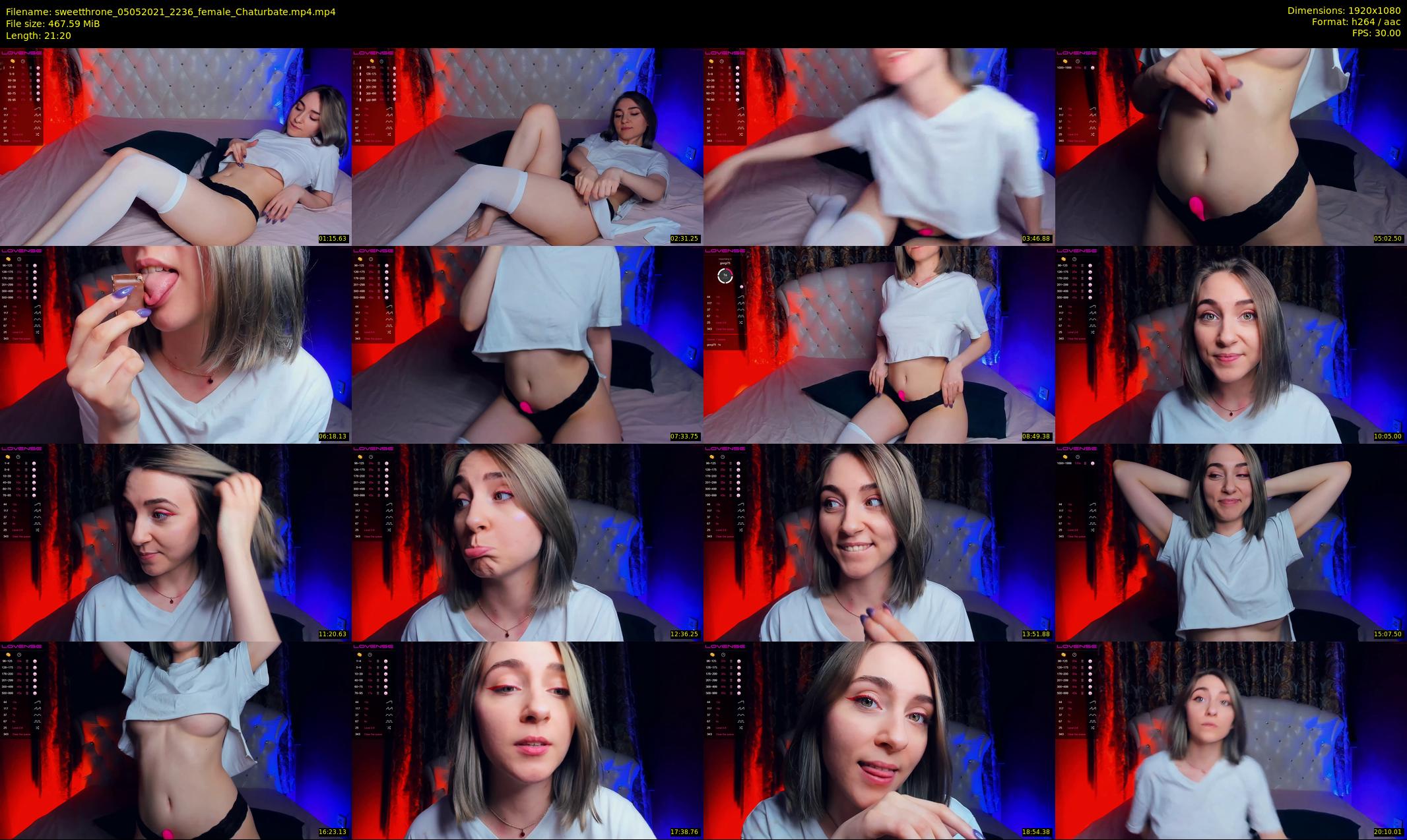 sweetthrone — 22 minute Chaturbate couple cam show recording, 1080p, May 5, 2021