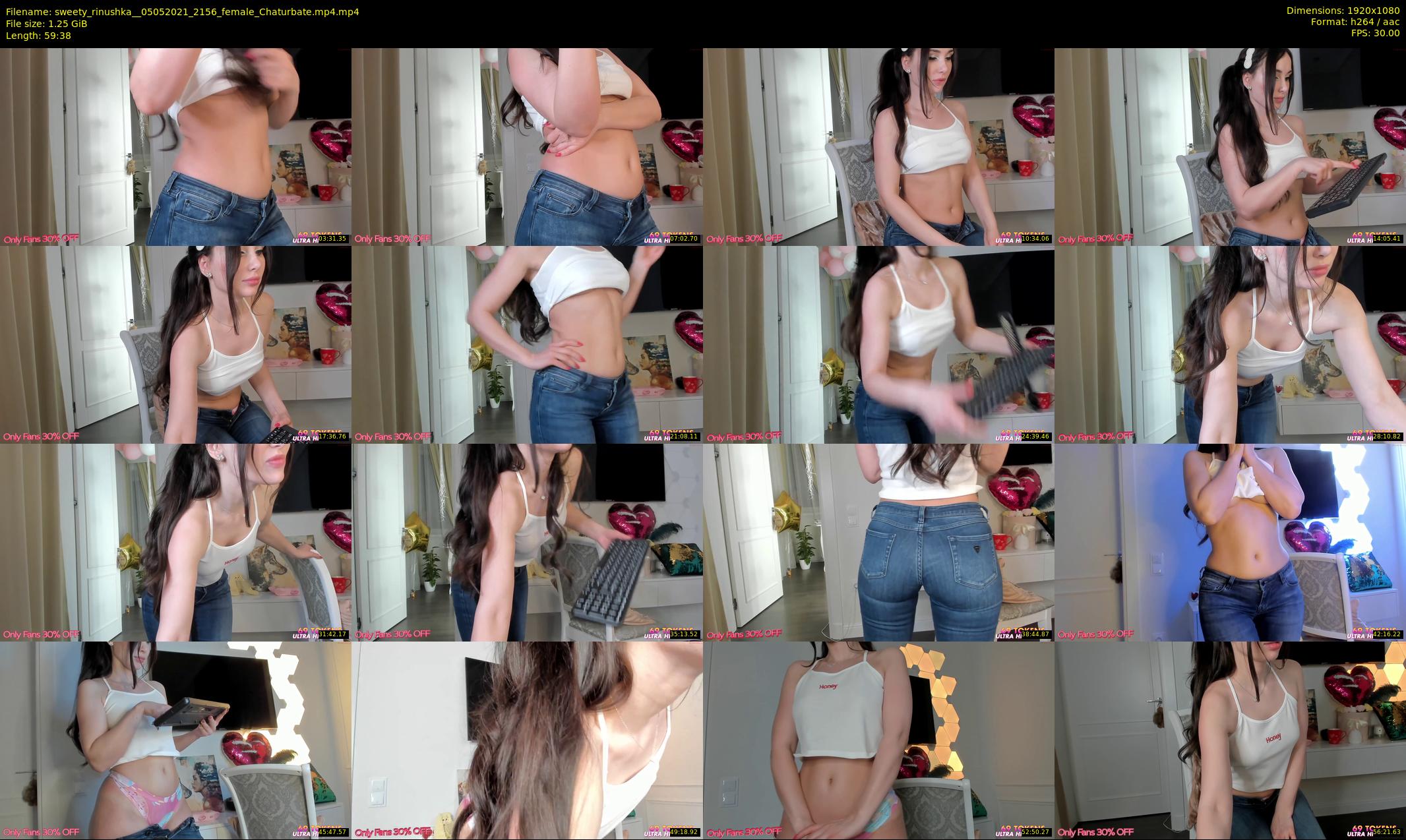sweety_rinushka_ — 60 minute Chaturbate female cam show recording, 1080p, May 5, 2021