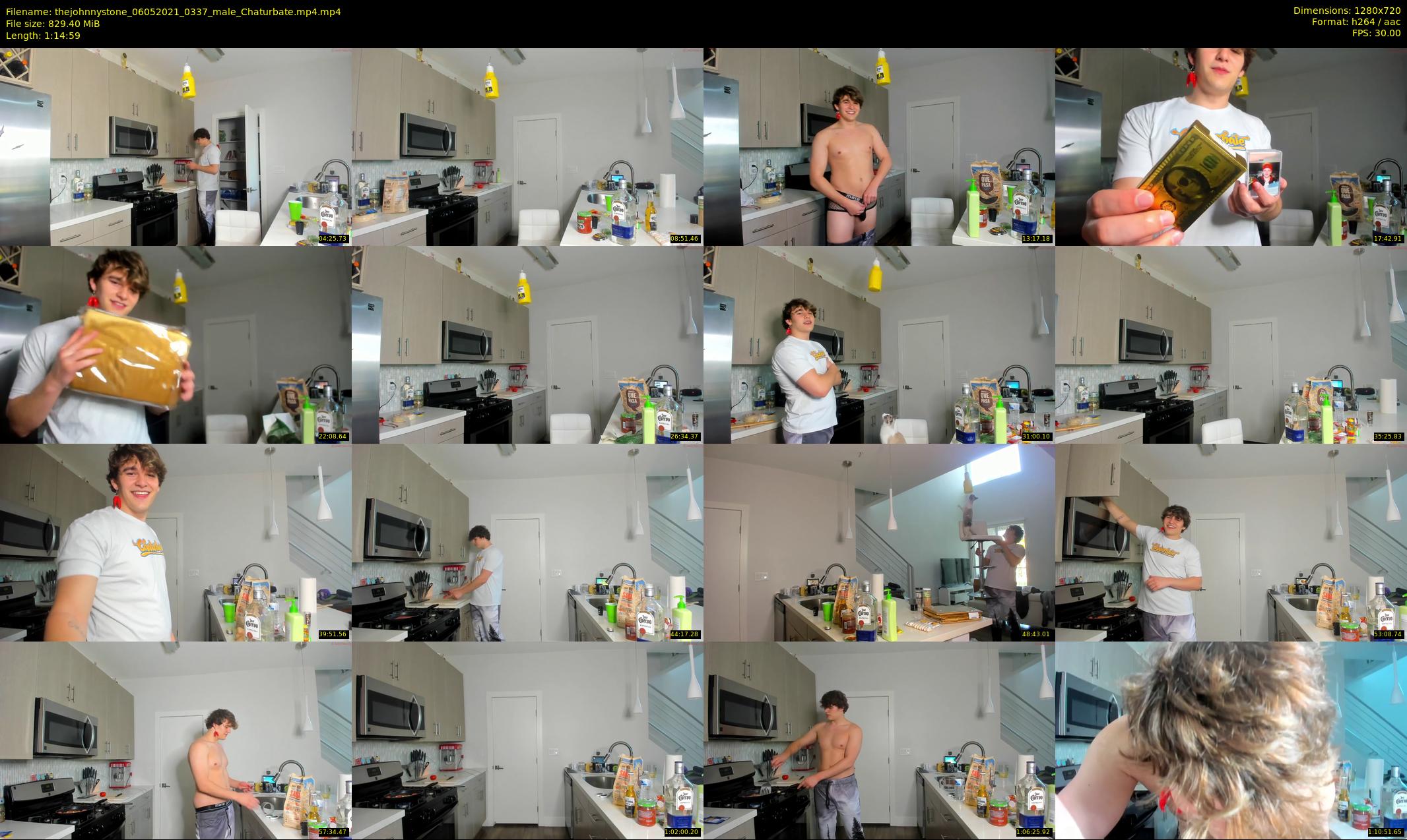 thejohnnystone — 75 minute Chaturbate male cam show recording, 720p, May 6, 2021