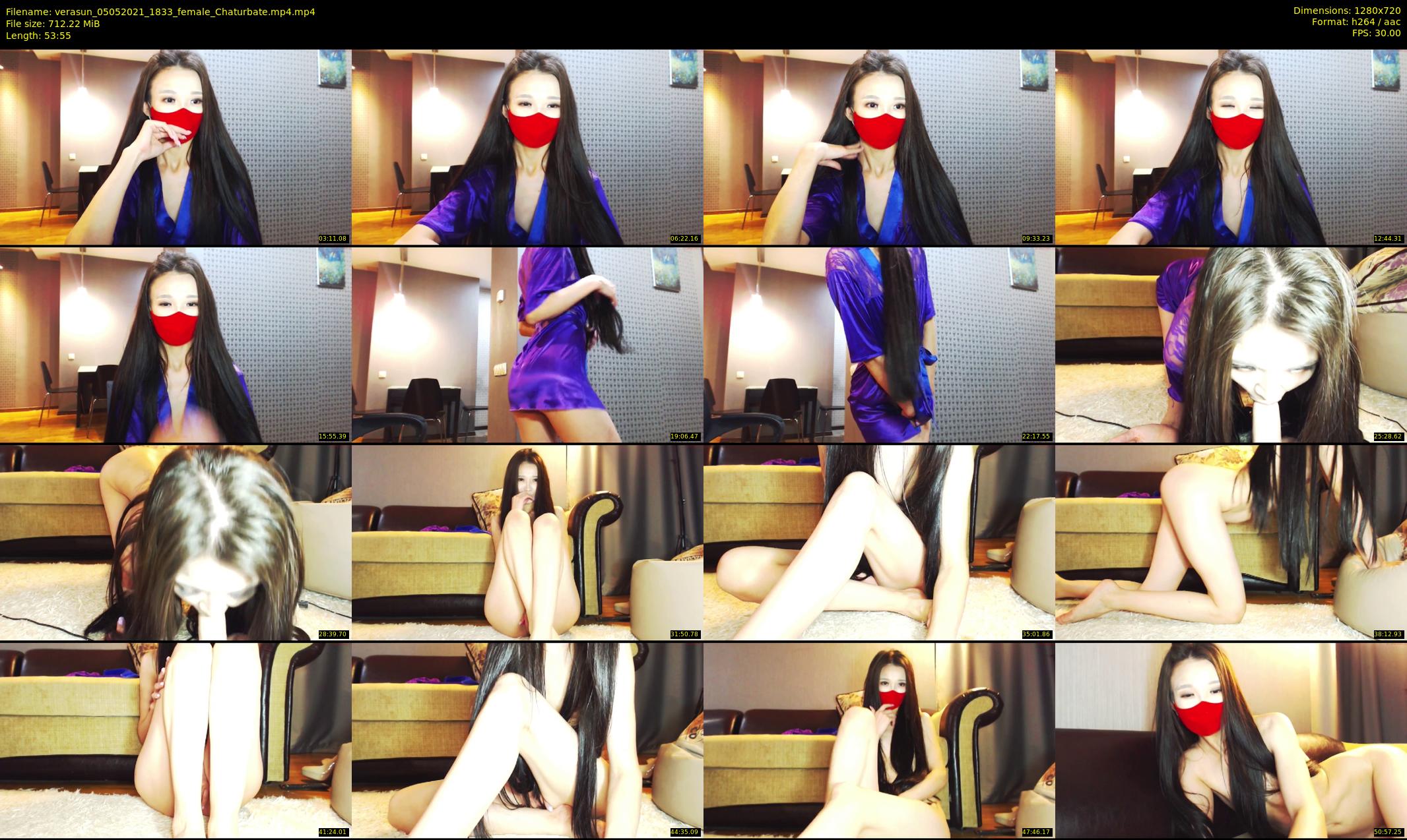 verasun — 54 minute Chaturbate female cam show recording, 720p, May 5, 2021