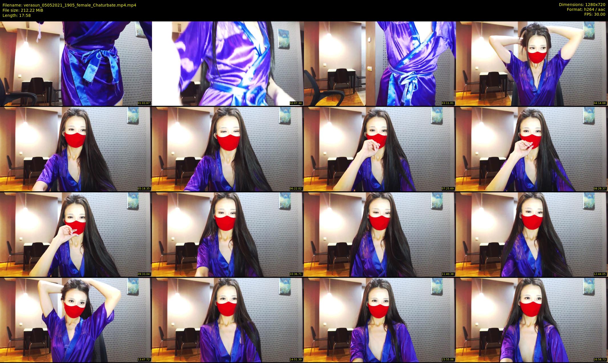 verasun — 18 minute Chaturbate female cam show recording, 720p, May 5, 2021