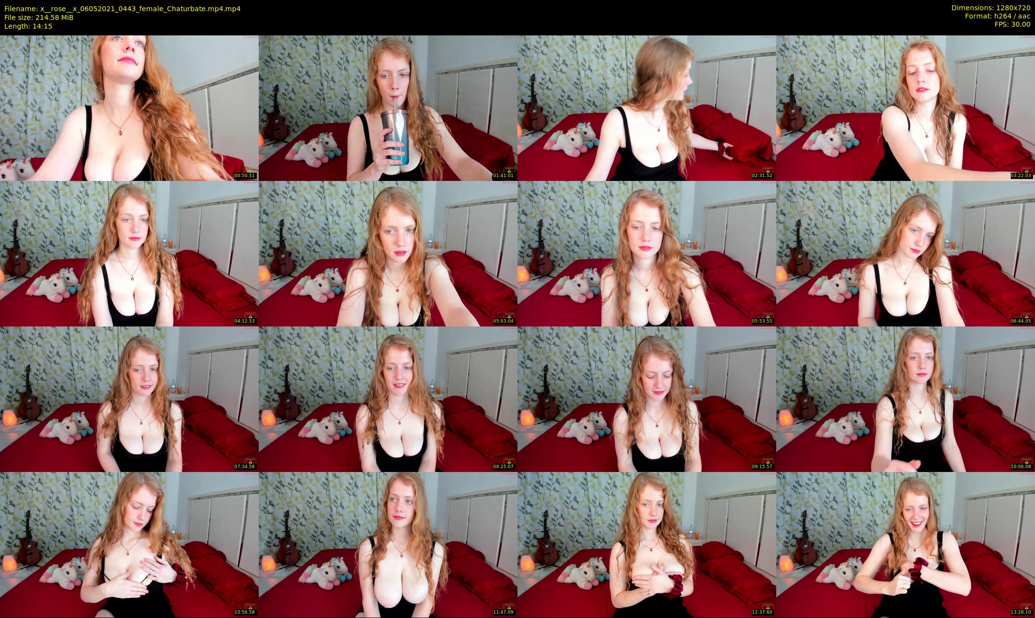 x__rose__x — 15 minute Chaturbate female cam show recording, 720p, May 6, 2021