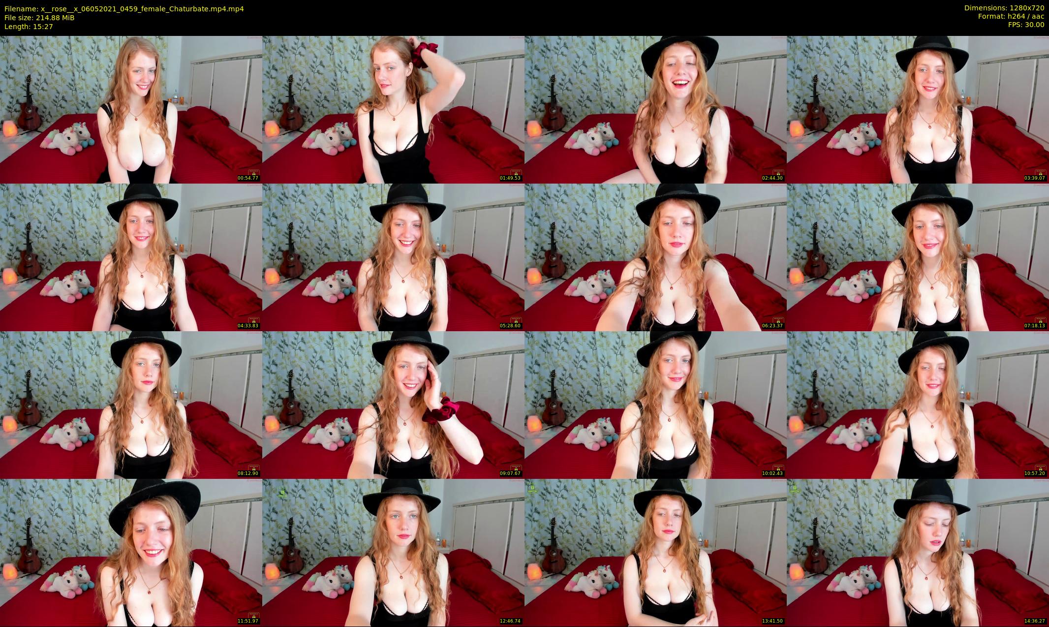 x__rose__x — 16 minute Chaturbate female cam show recording, 720p, May 6, 2021