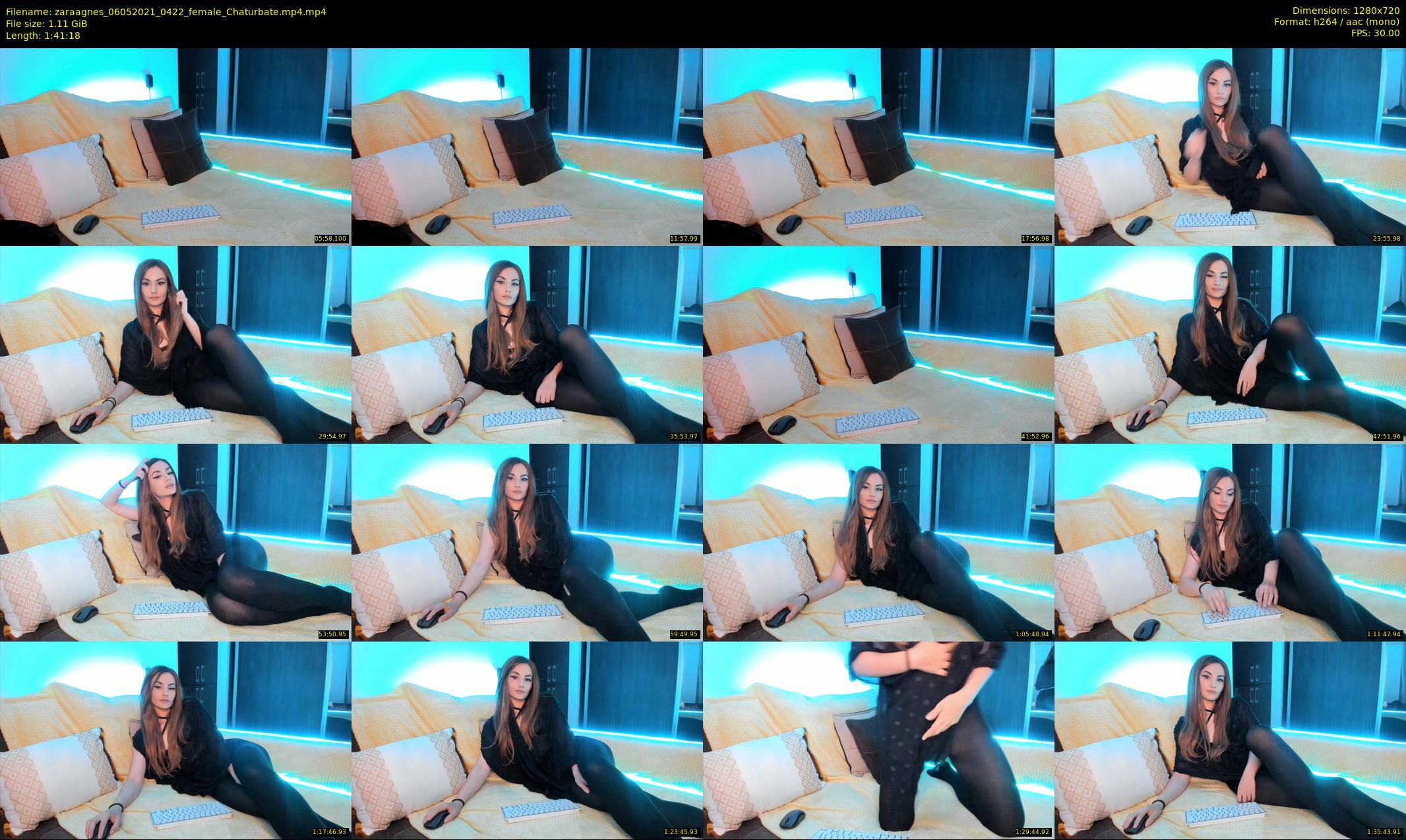 zaraagnes — 102 minute Chaturbate female cam show recording, 720p, May 6, 2021
