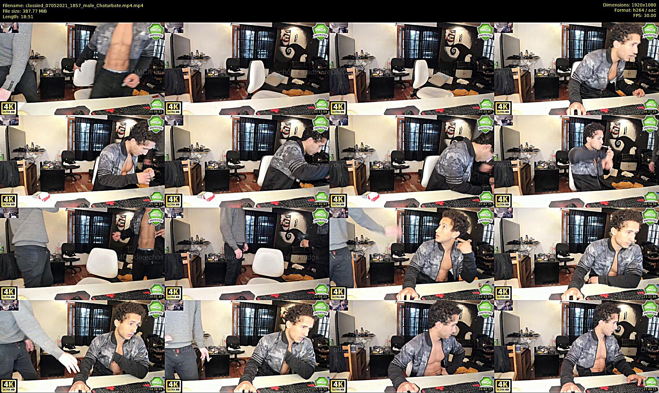 classied — 19 minute Chaturbate male cam show recording, 1080p, May 7, 2021