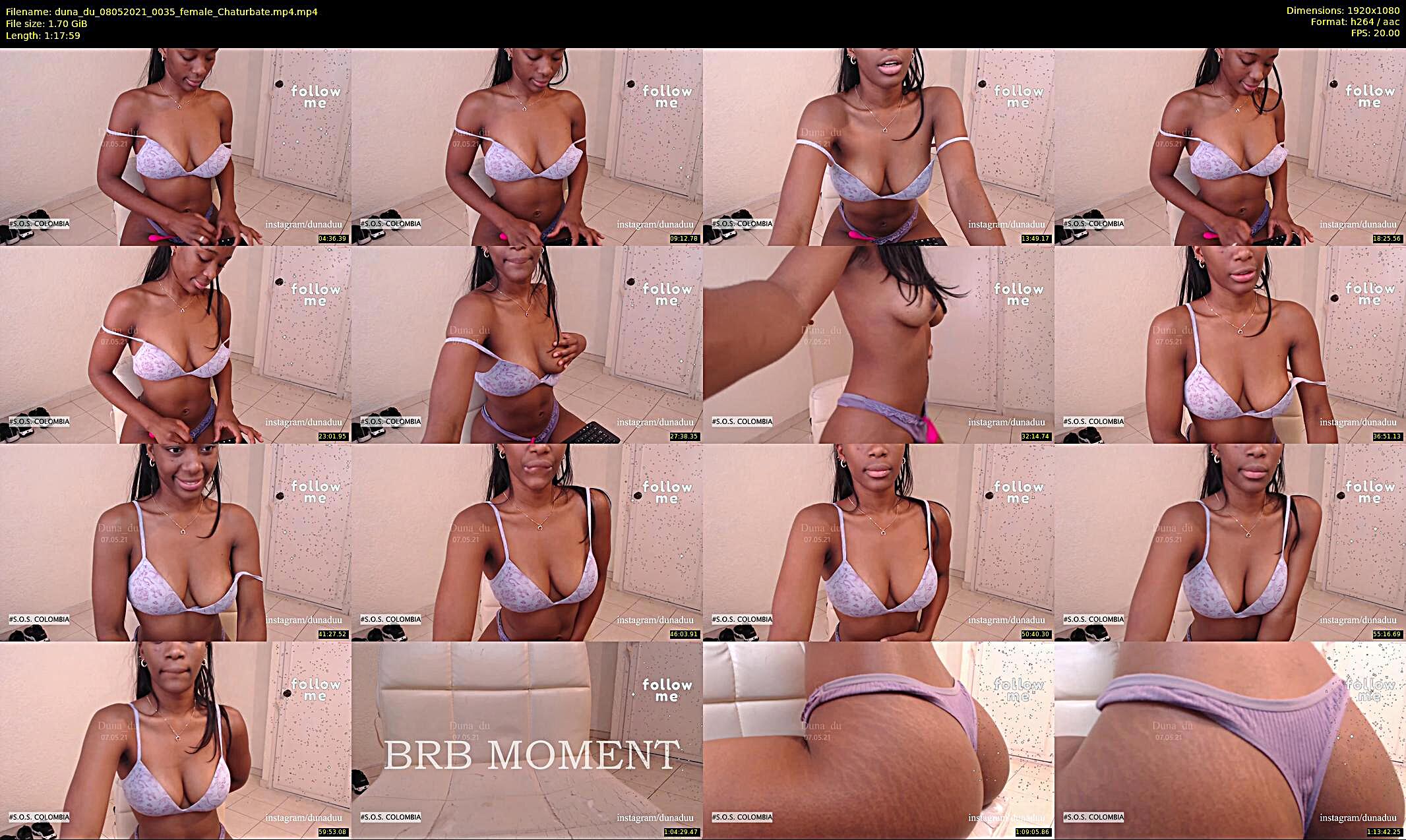 duna_du — 78 minute Chaturbate female cam show recording, 1080p, May 8, 2021
