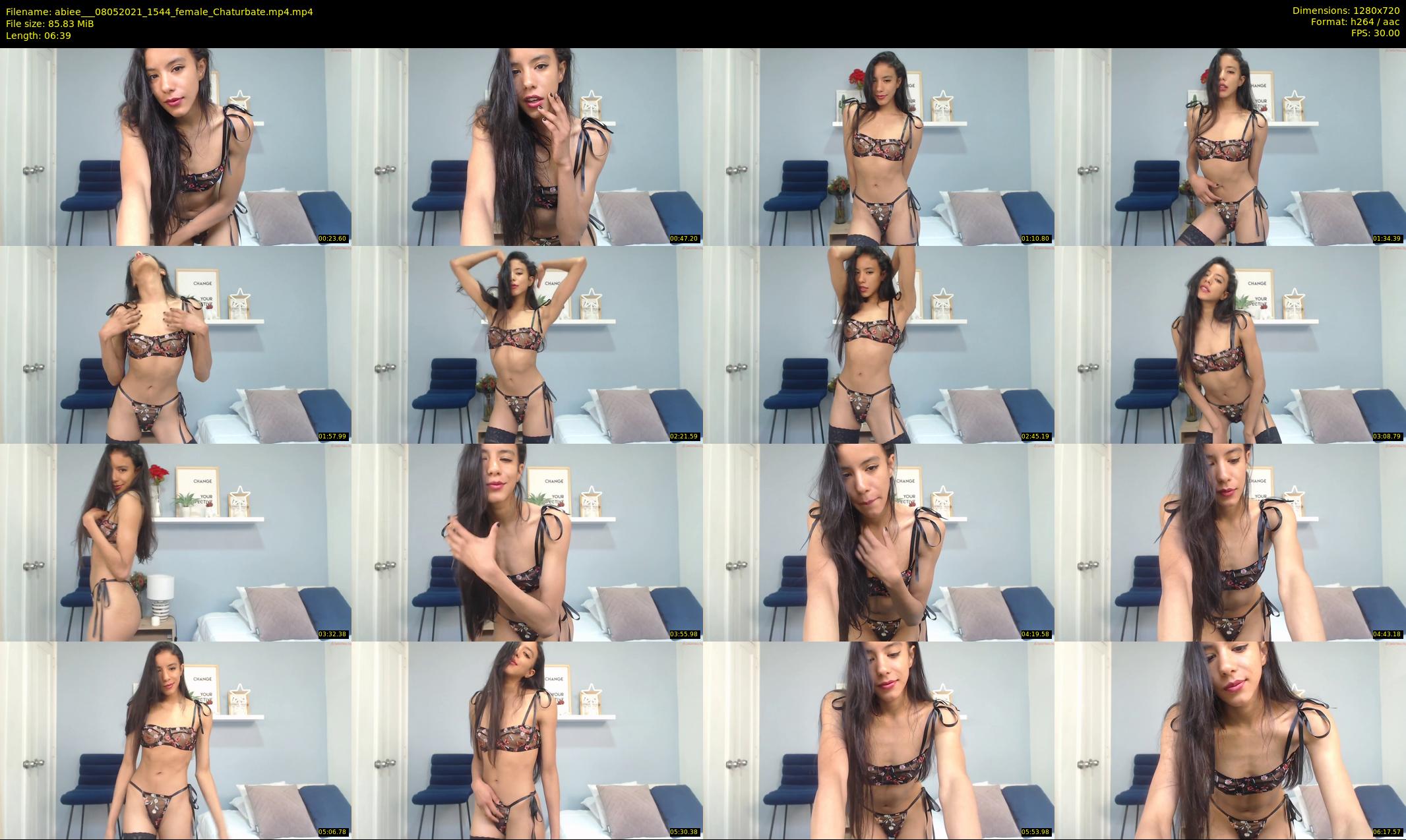 abiee__ — 7 minute Chaturbate female cam show recording, 720p, May 8, 2021
