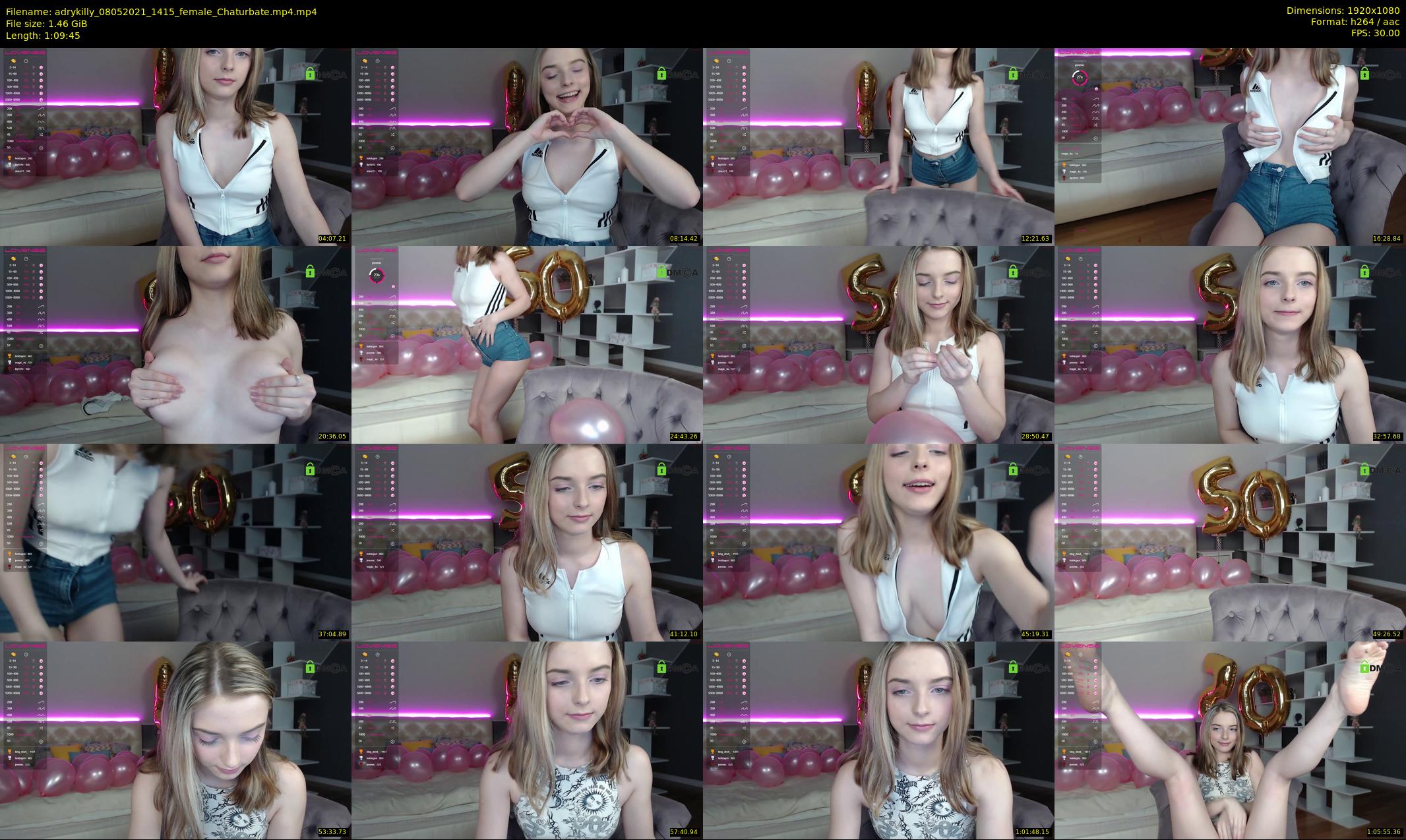 adrykilly — 70 minute Chaturbate female cam show recording, 1080p, May 8, 2021
