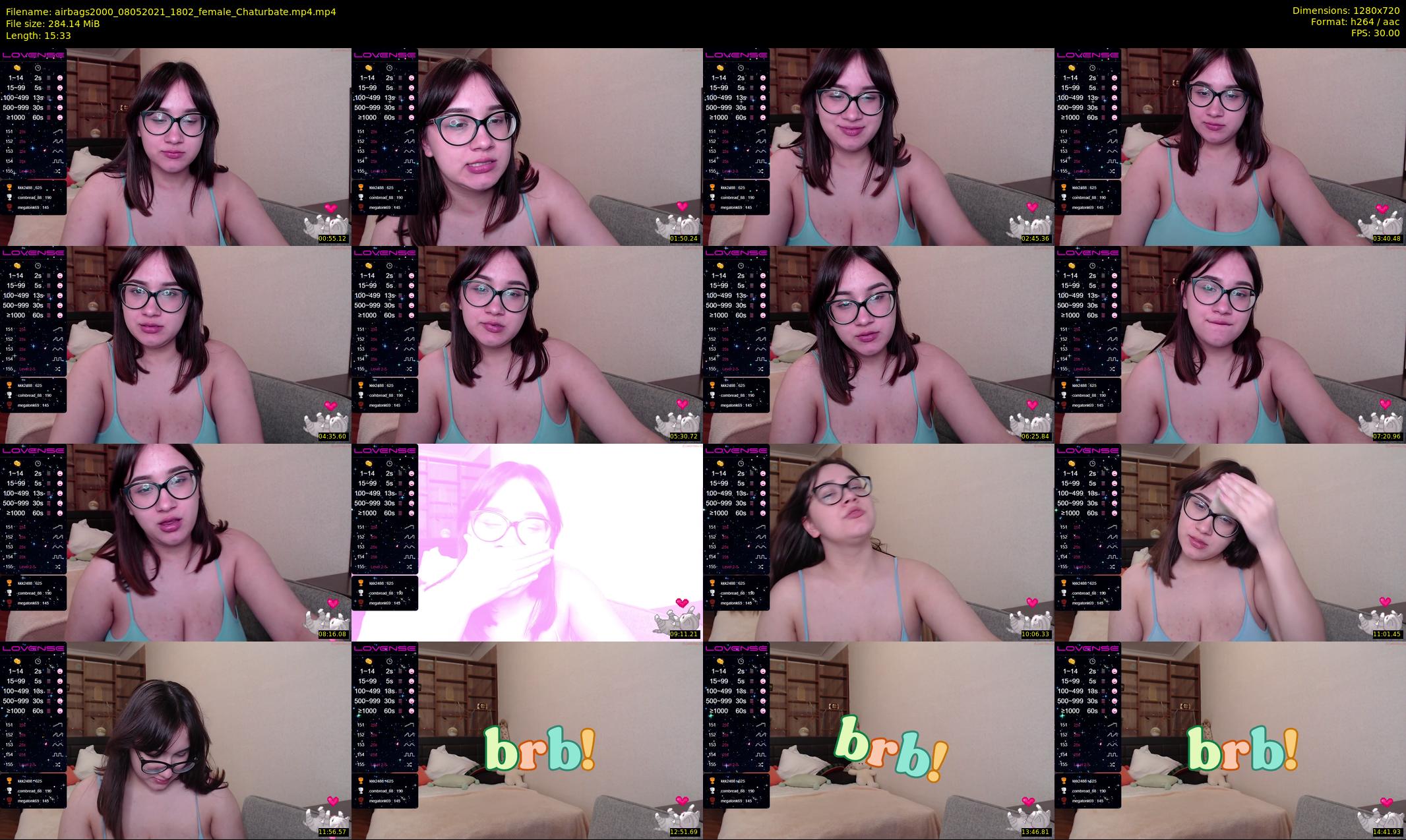 airbags2000 — 16 minute Chaturbate female cam show recording, 720p, May 8, 2021