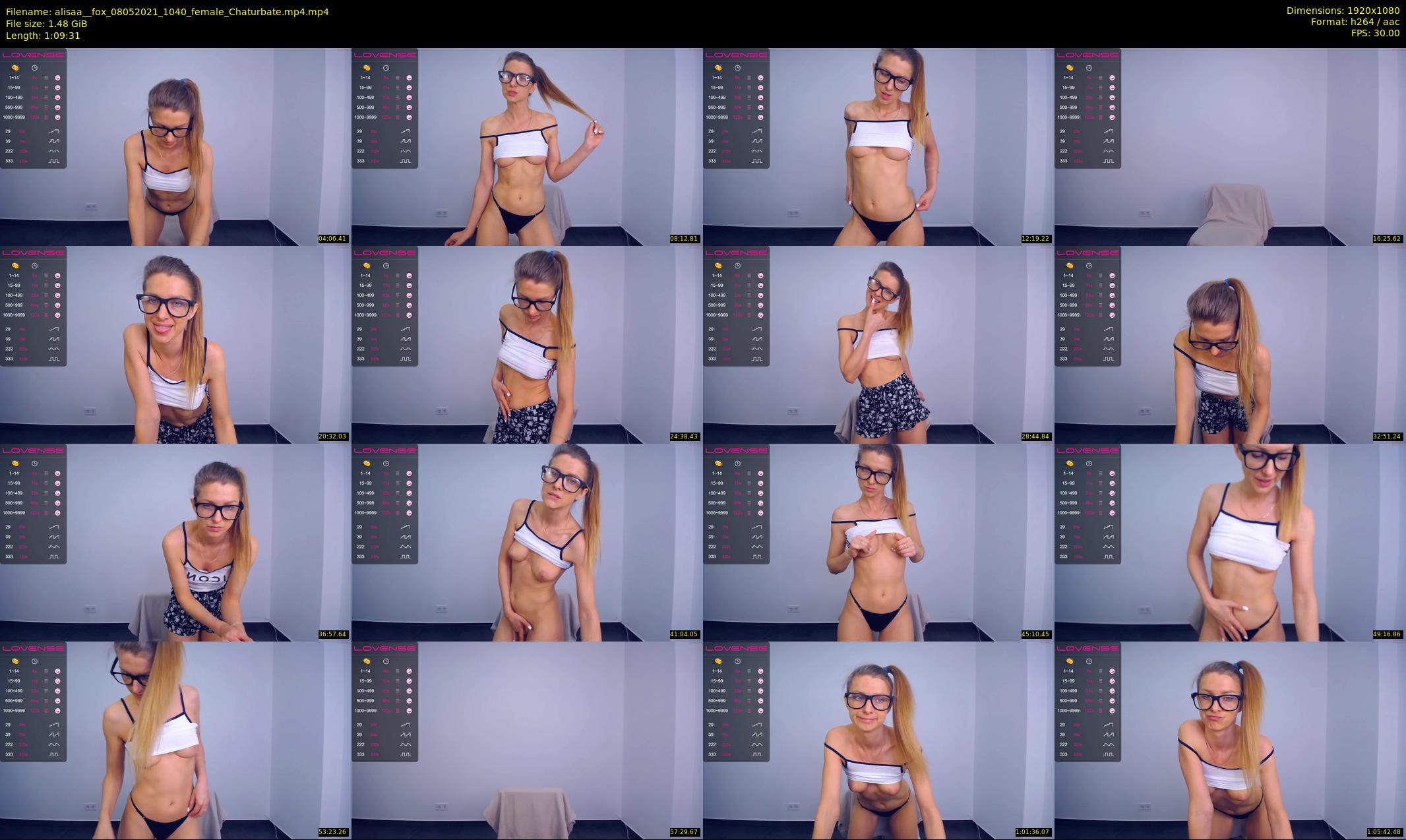 alisaa__fox — 70 minute Chaturbate female cam show recording, 1080p, May 8, 2021