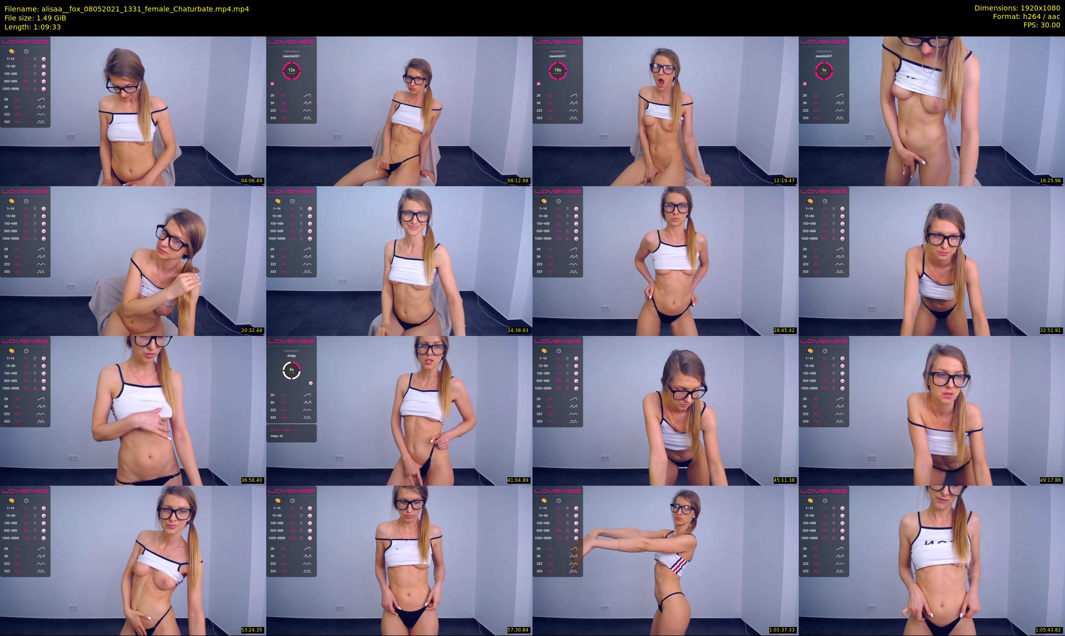 alisaa__fox — 70 minute Chaturbate female cam show recording, 1080p, May 8, 2021