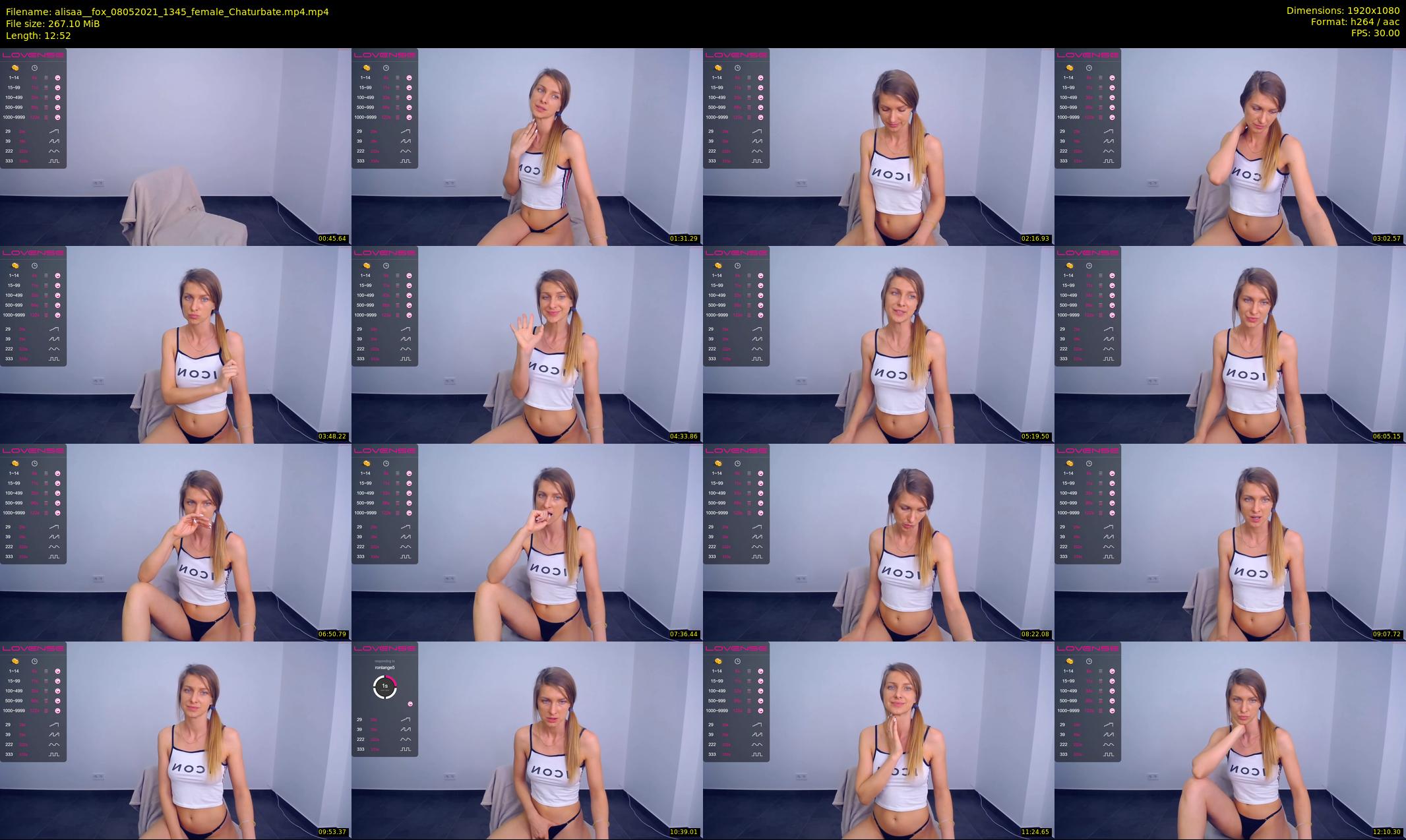 alisaa__fox — 13 minute Chaturbate female cam show recording, 1080p, May 8, 2021