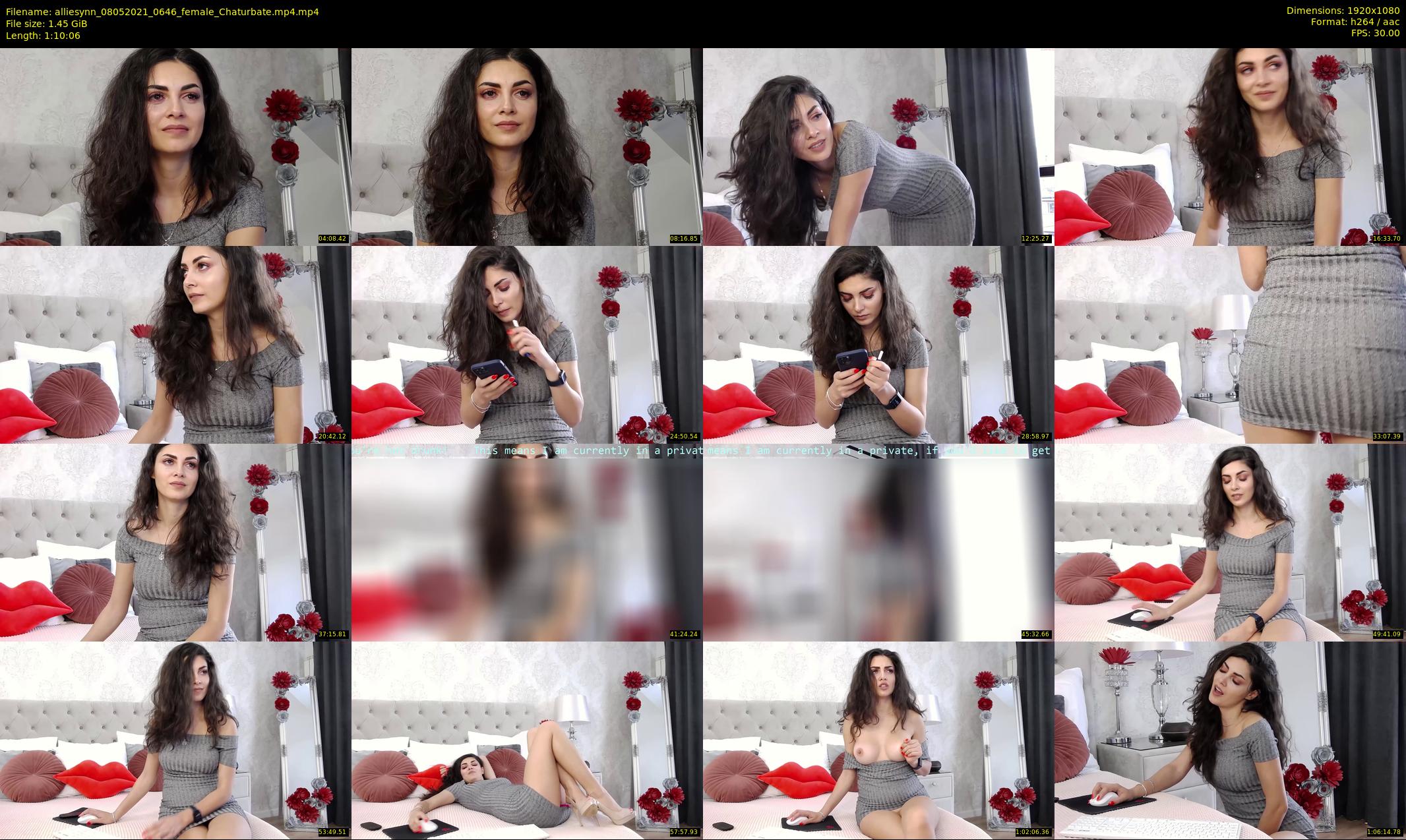 alliesynn — 71 minute Chaturbate female cam show recording, 1080p, May 8, 2021