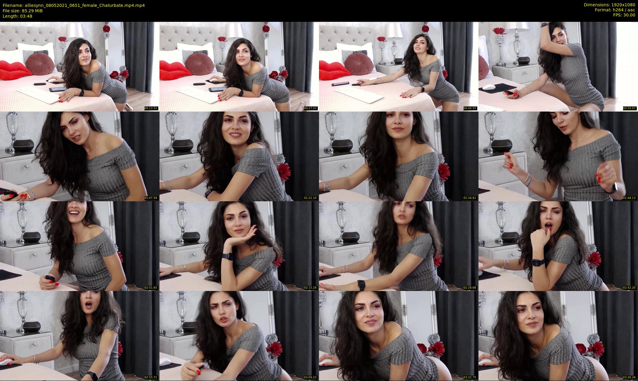 alliesynn — 4 minute Chaturbate female cam show recording, 1080p, May 8, 2021
