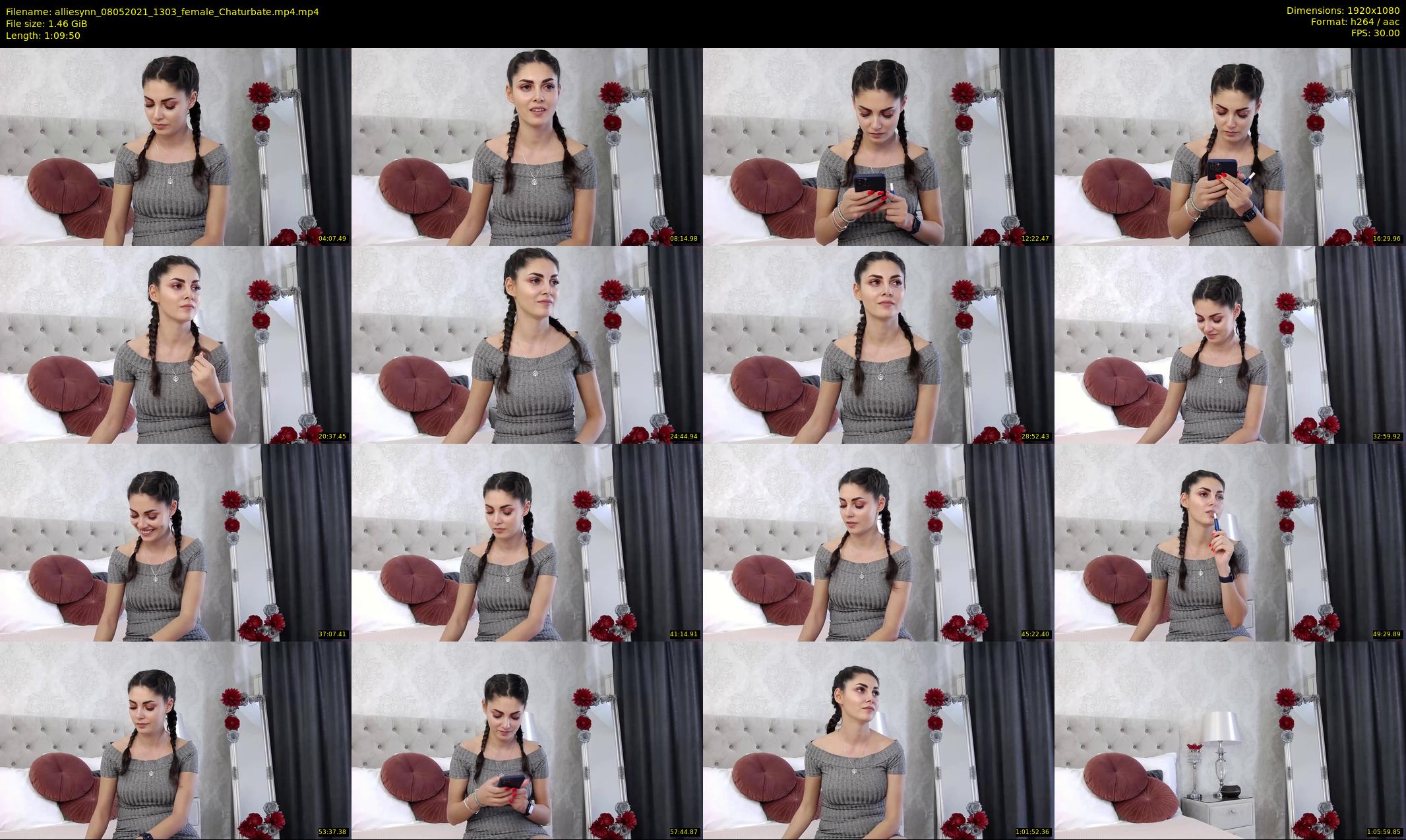alliesynn — 70 minute Chaturbate female cam show recording, 1080p, May 8, 2021