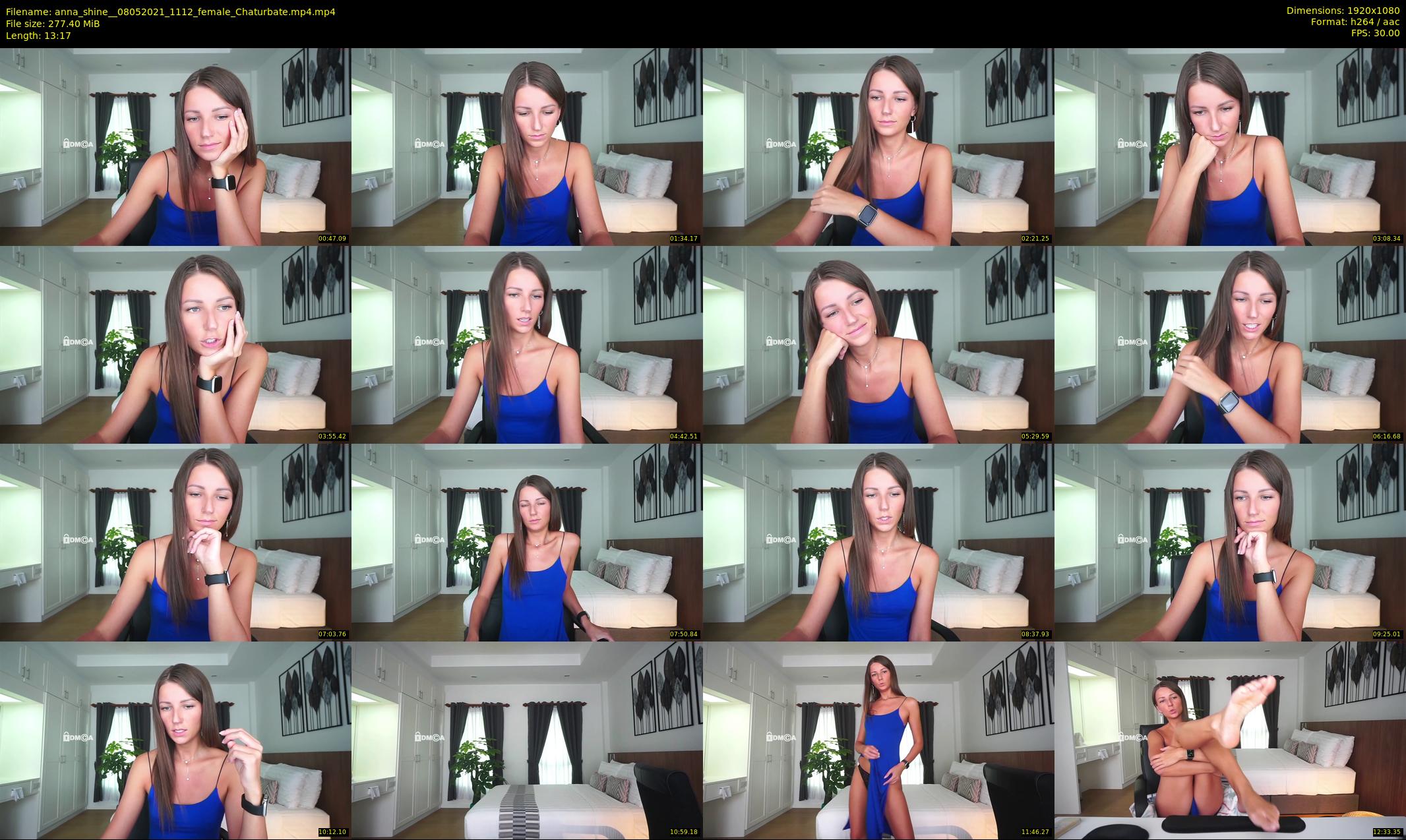 anna_shine_ — 14 minute Chaturbate female cam show recording, 1080p, May 8, 2021