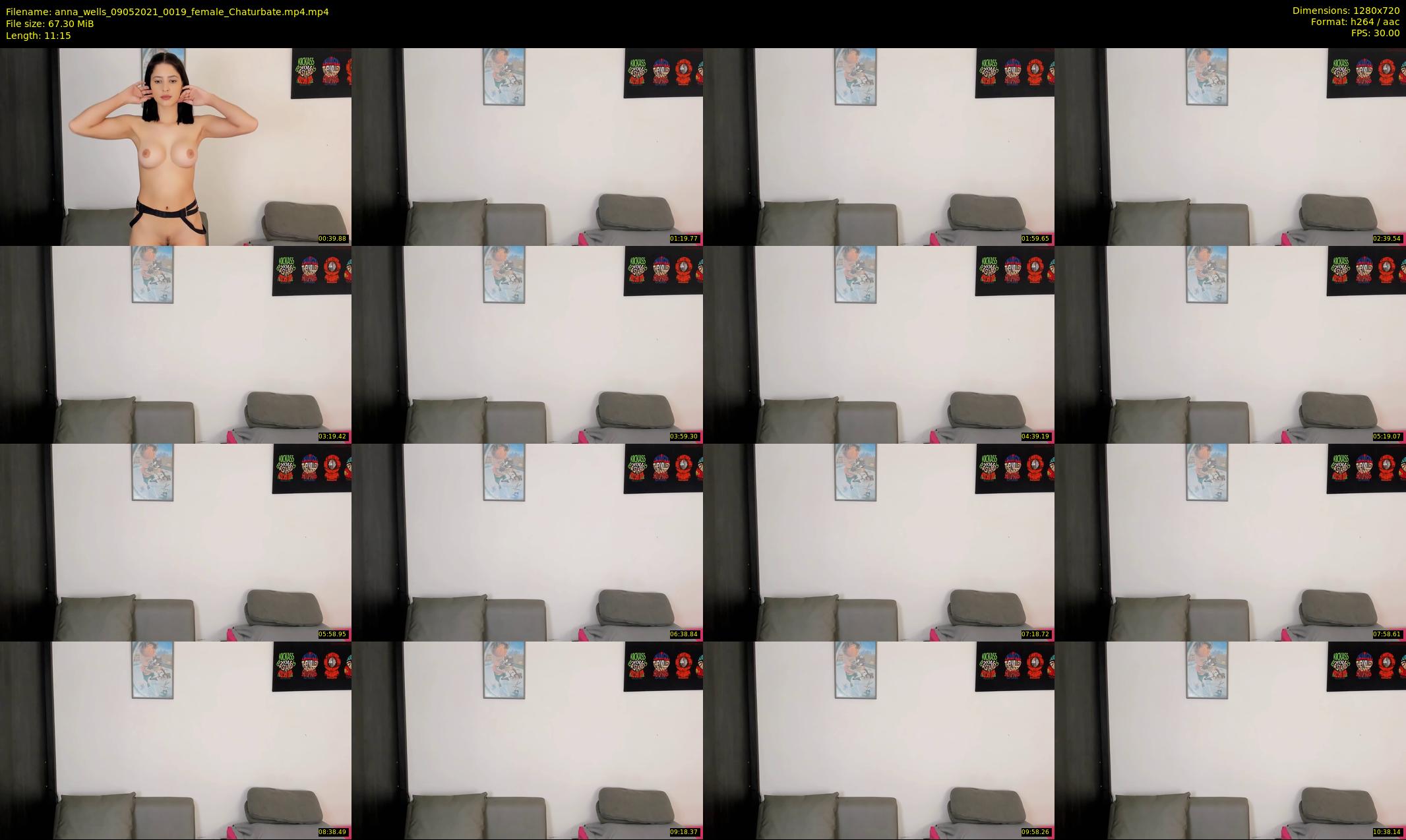 anna_wells — 12 minute Chaturbate female cam show recording, 720p, May 9, 2021