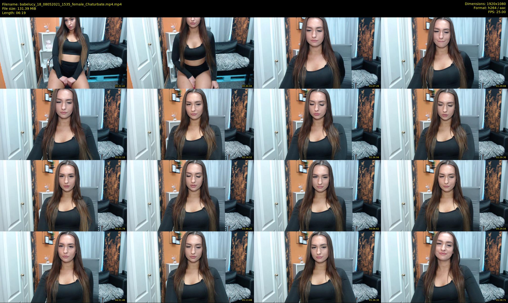 babelucy_18 — 7 minute Chaturbate female cam show recording, 1080p, May 8, 2021