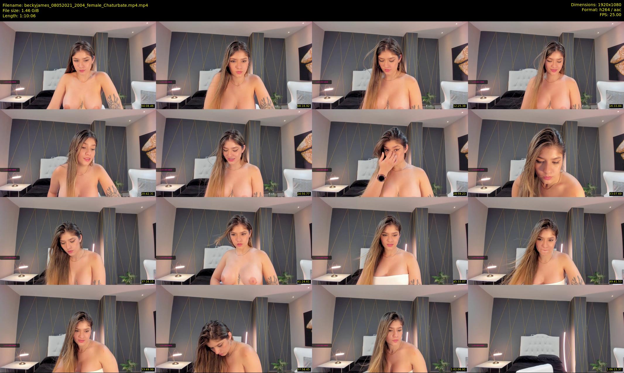 beckyjames — 71 minute Chaturbate female cam show recording, 1080p, May 8, 2021
