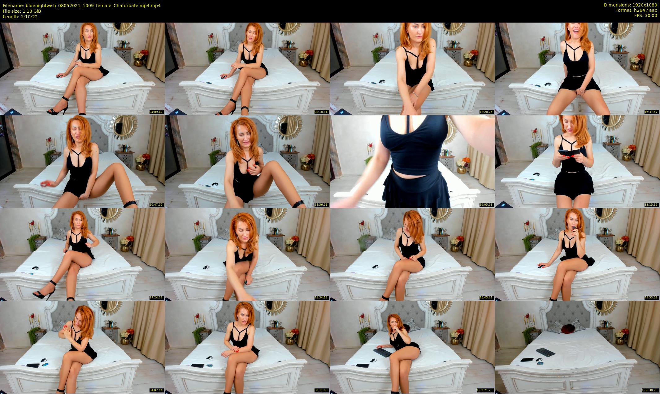 bluenightwish — 71 minute Chaturbate female cam show recording, 1080p, May 8, 2021