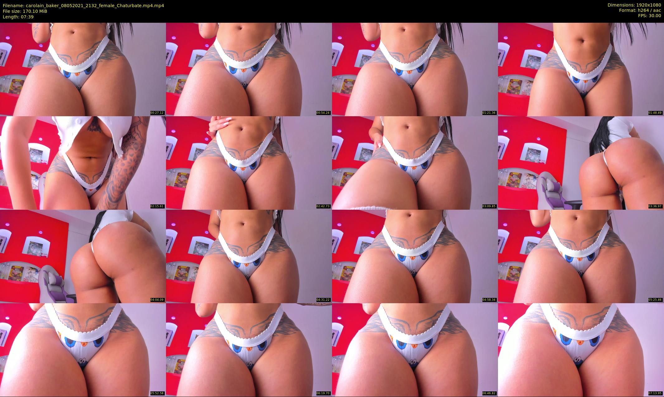 carolain_baker — 8 minute Chaturbate female cam show recording, 1080p, May 8, 2021