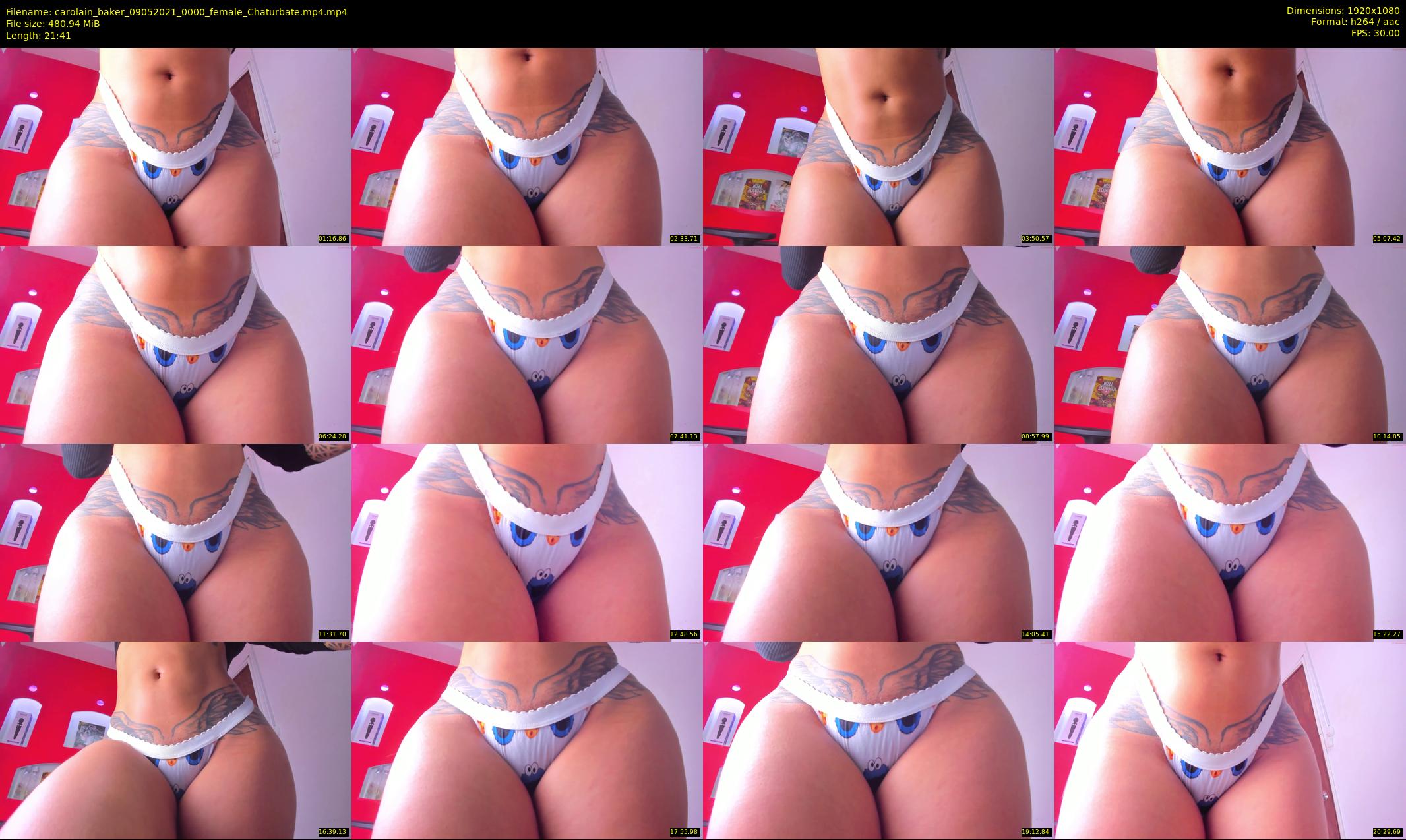 carolain_baker — 22 minute Chaturbate female cam show recording, 1080p, May 9, 2021