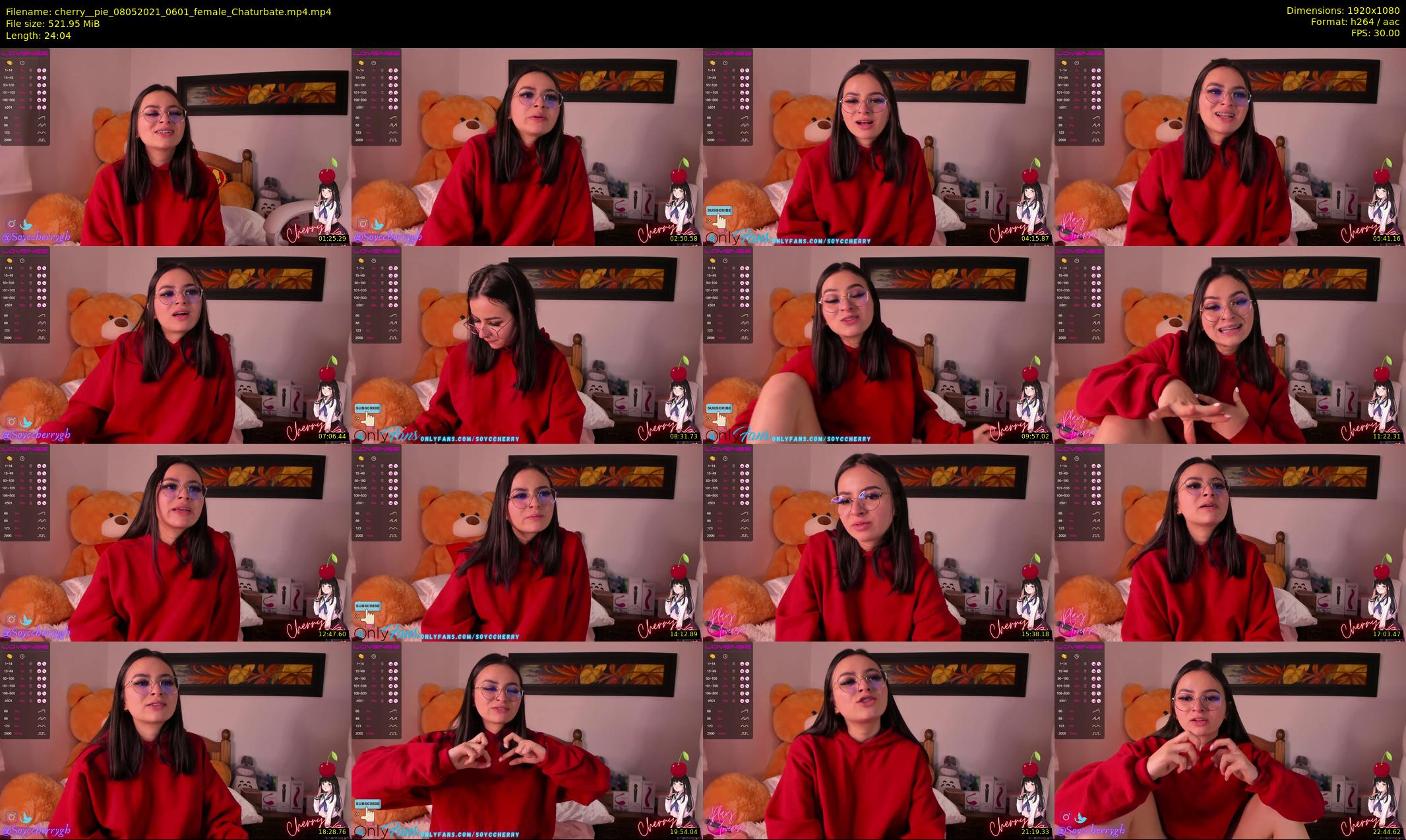 cherry__pie — 25 minute Chaturbate female cam show recording, 1080p, May 8, 2021