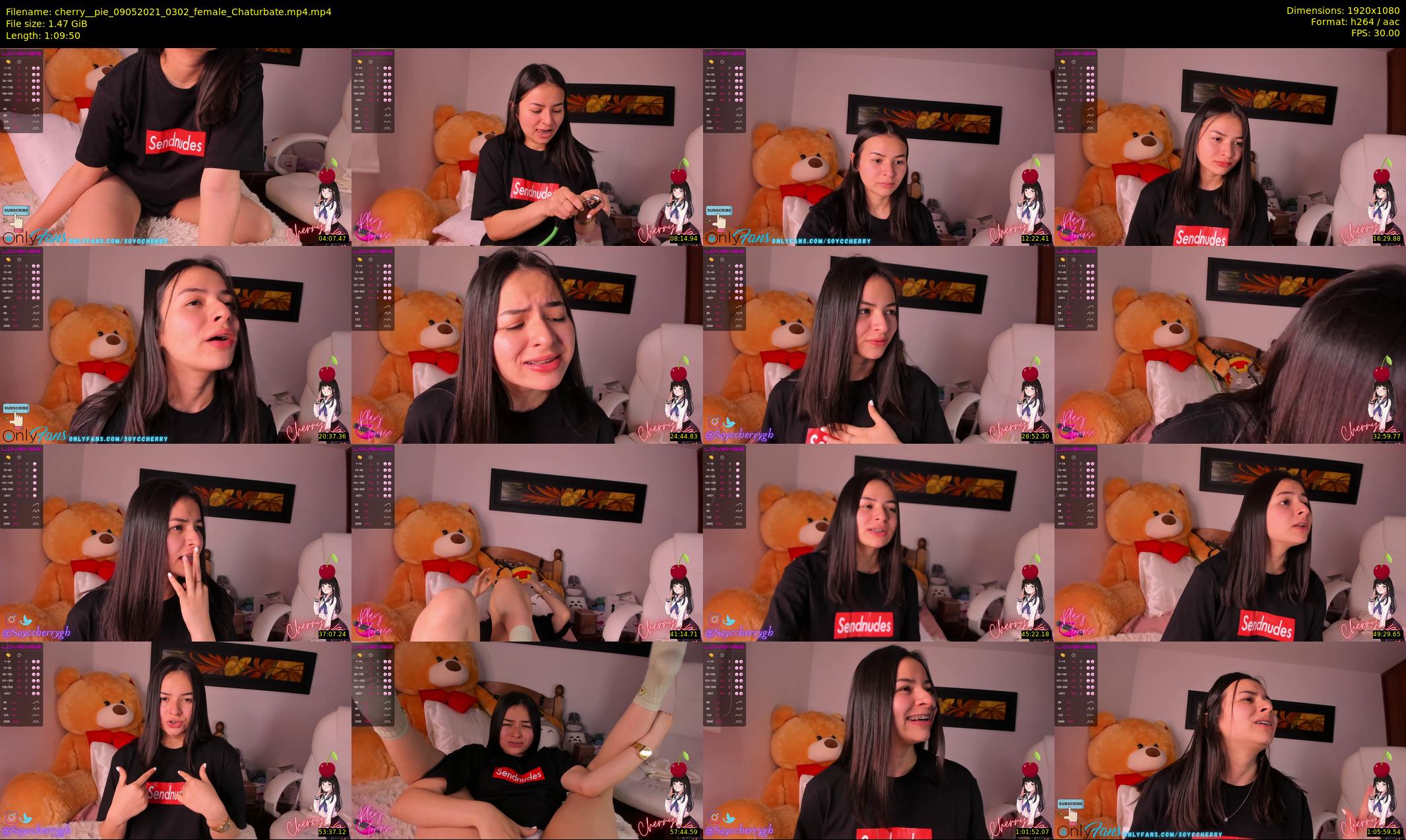 cherry__pie — 70 minute Chaturbate female cam show recording, 1080p, May 9, 2021