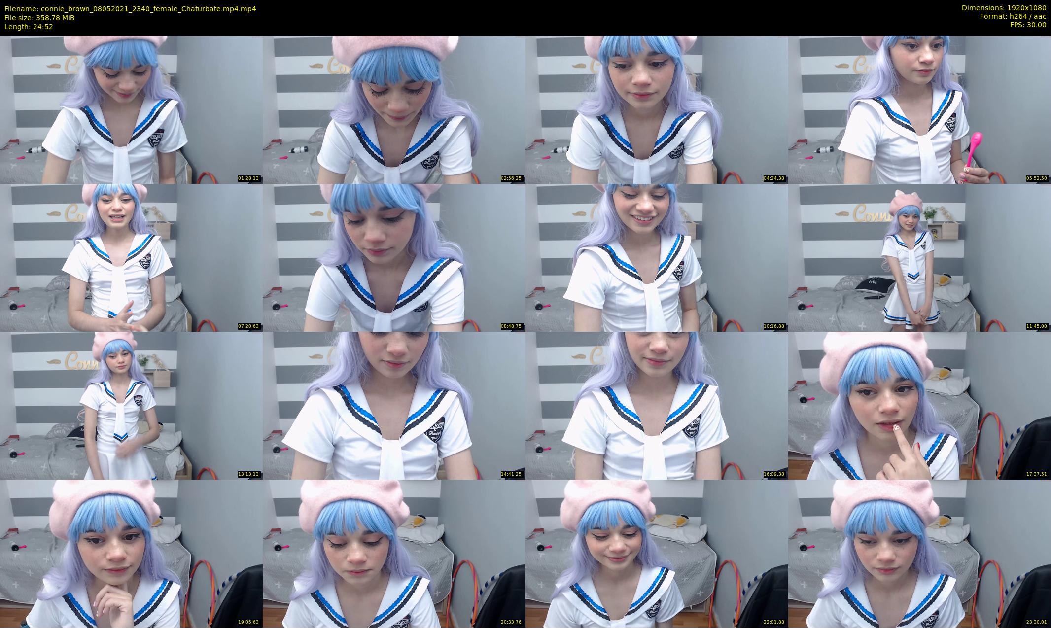 connie_brown — 25 minute Chaturbate female cam show recording, 1080p, May 8, 2021