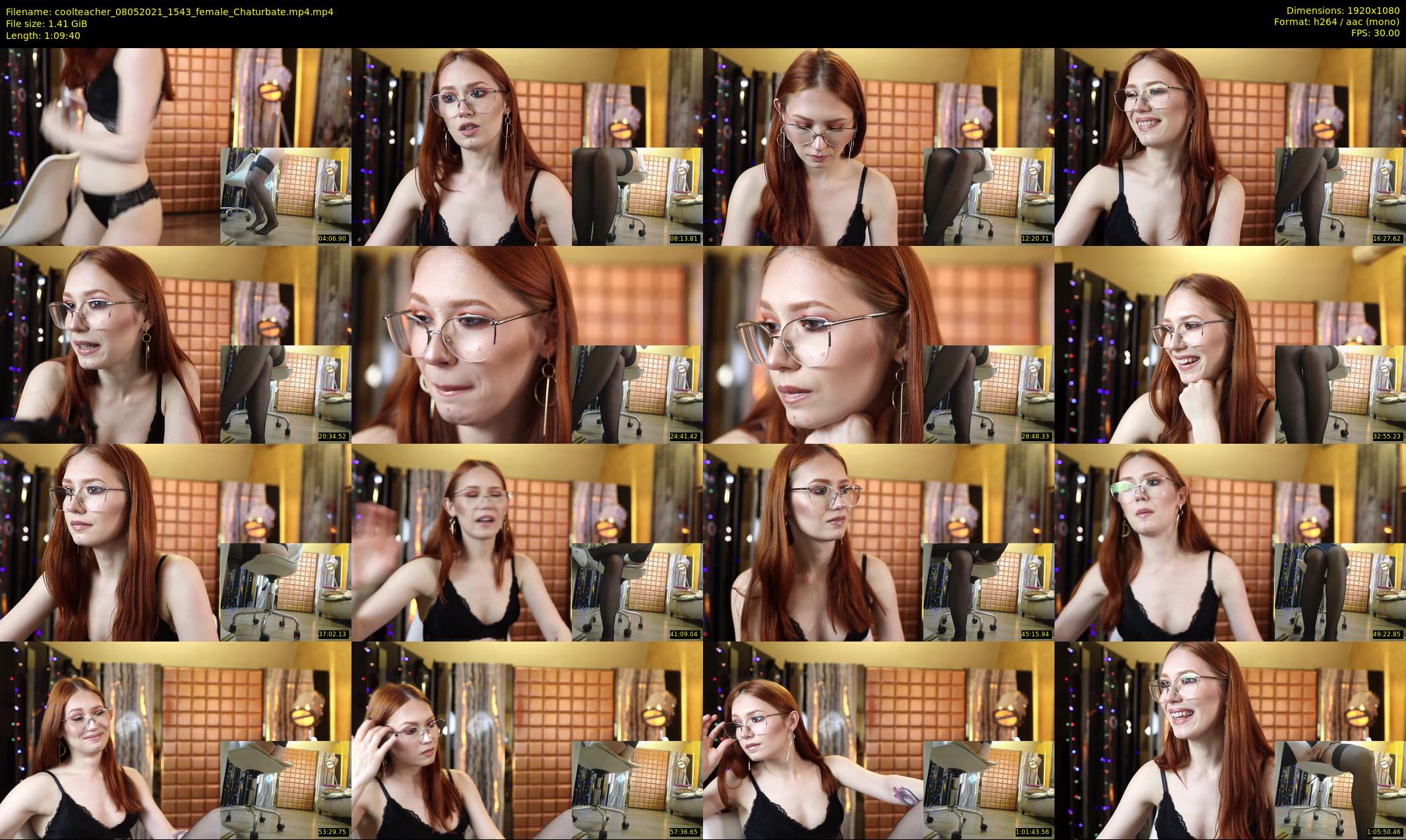 coolteacher — 70 minute Chaturbate female cam show recording, 1080p, May 8, 2021