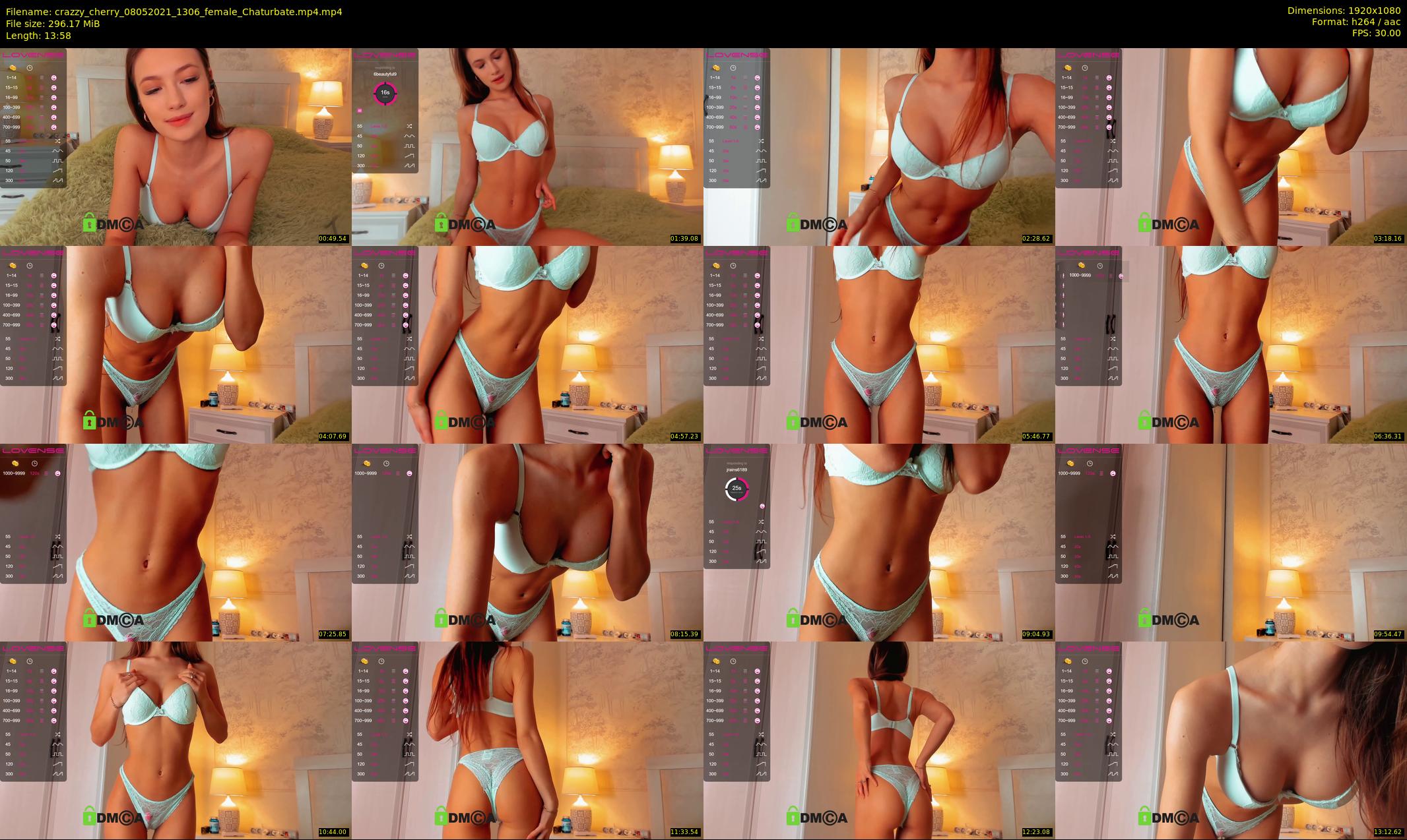 crazzy_cherry — 14 minute Chaturbate female cam show recording, 1080p, May 8, 2021