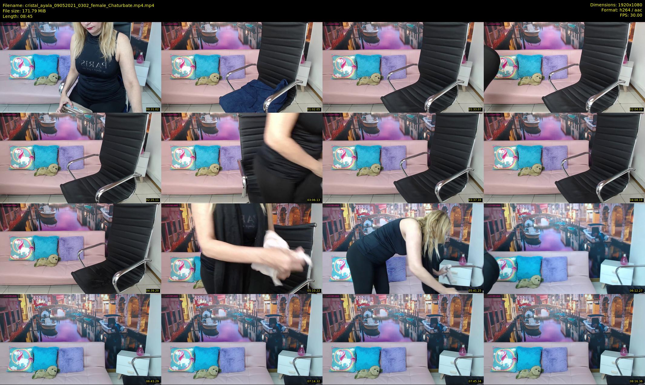 cristal_ayala — 9 minute Chaturbate female cam show recording, 1080p, May 9, 2021
