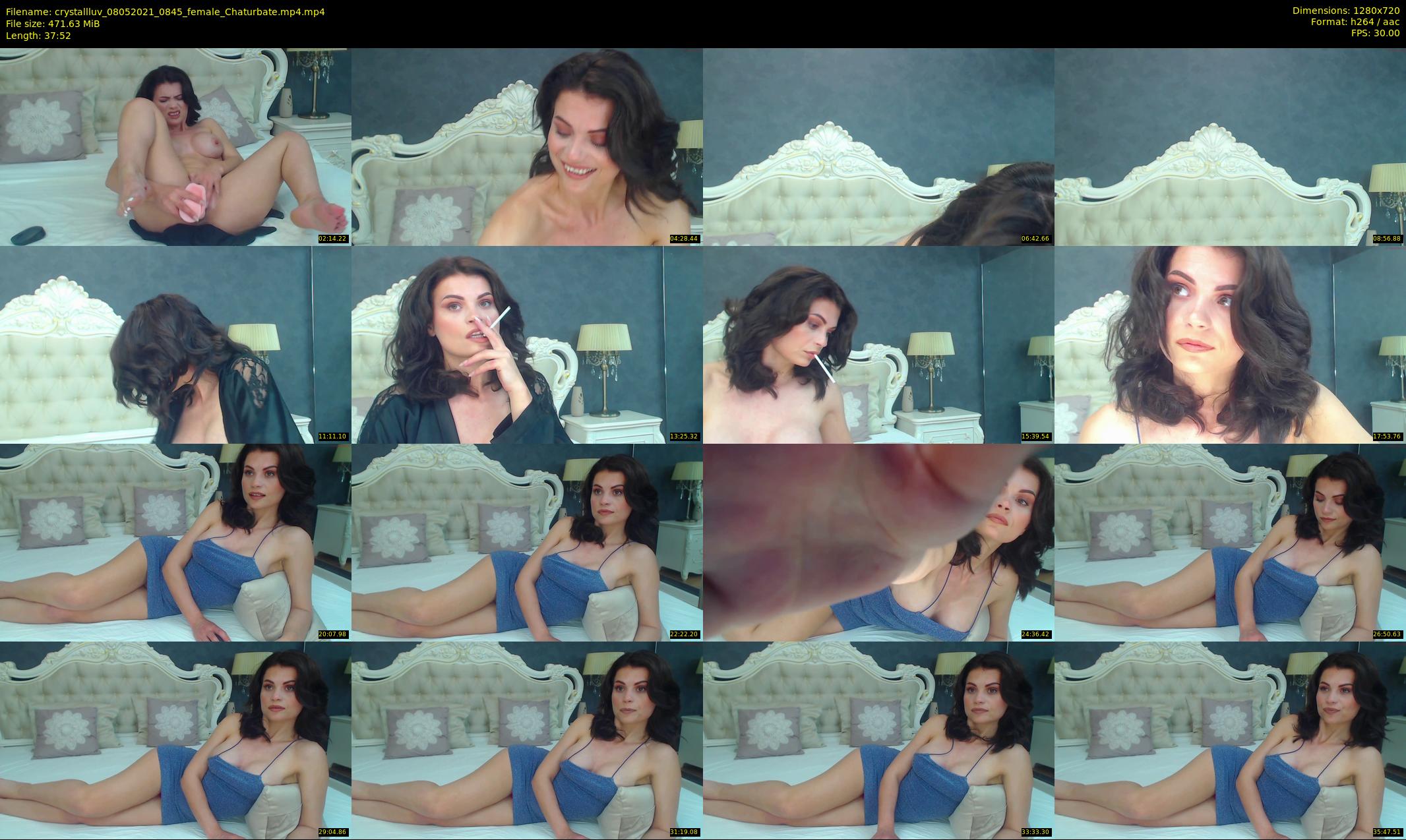 crystallluv — 38 minute Chaturbate female cam show recording, 720p, May 8, 2021