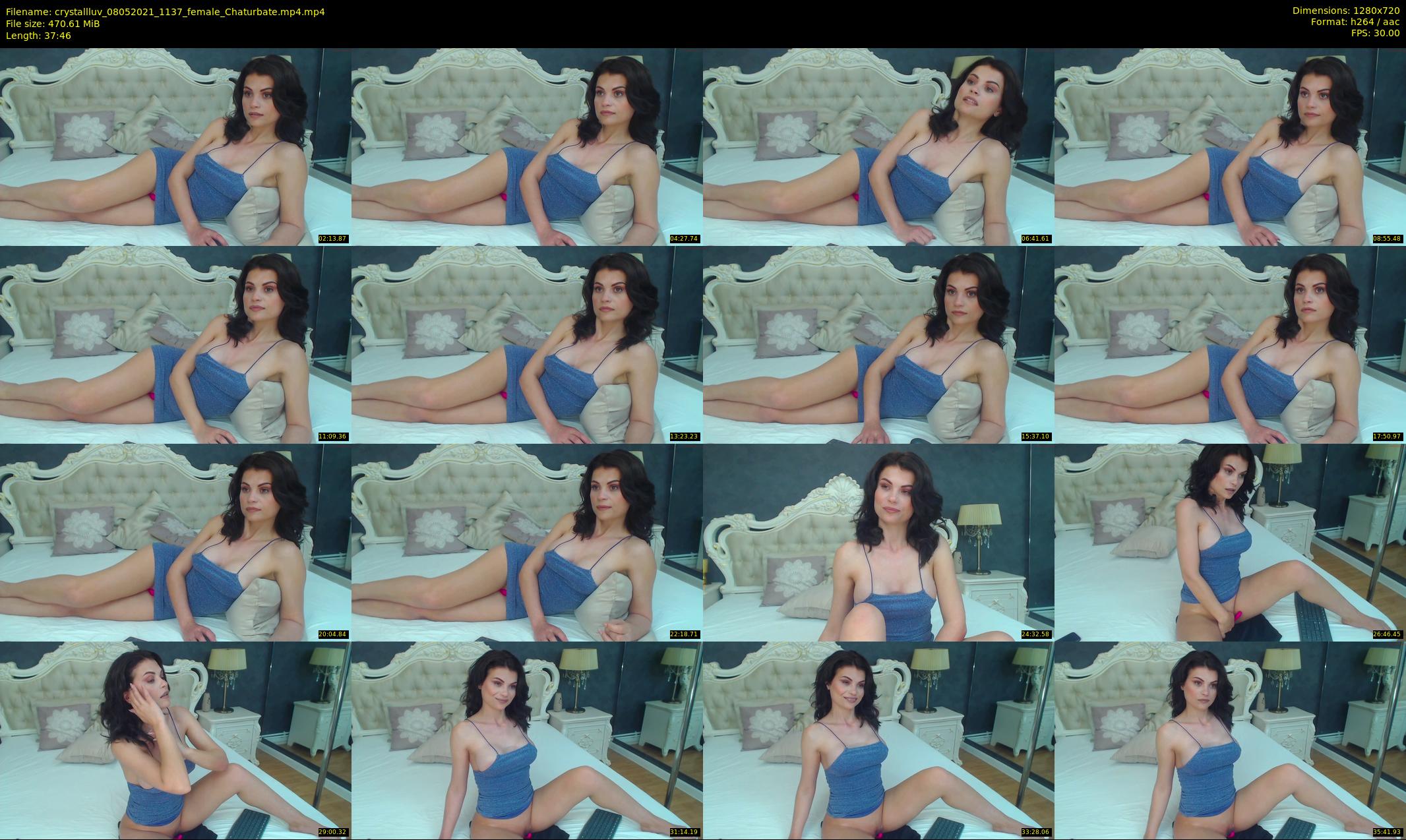 crystallluv — 38 minute Chaturbate female cam show recording, 720p, May 8, 2021
