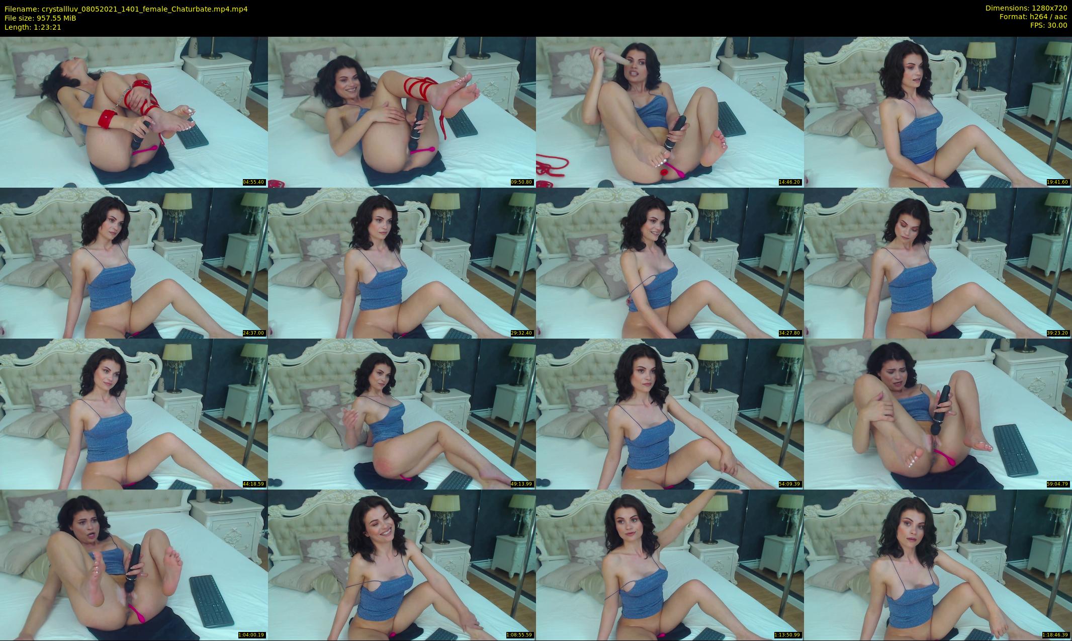 crystallluv — 84 minute Chaturbate female cam show recording, 720p, May 8, 2021