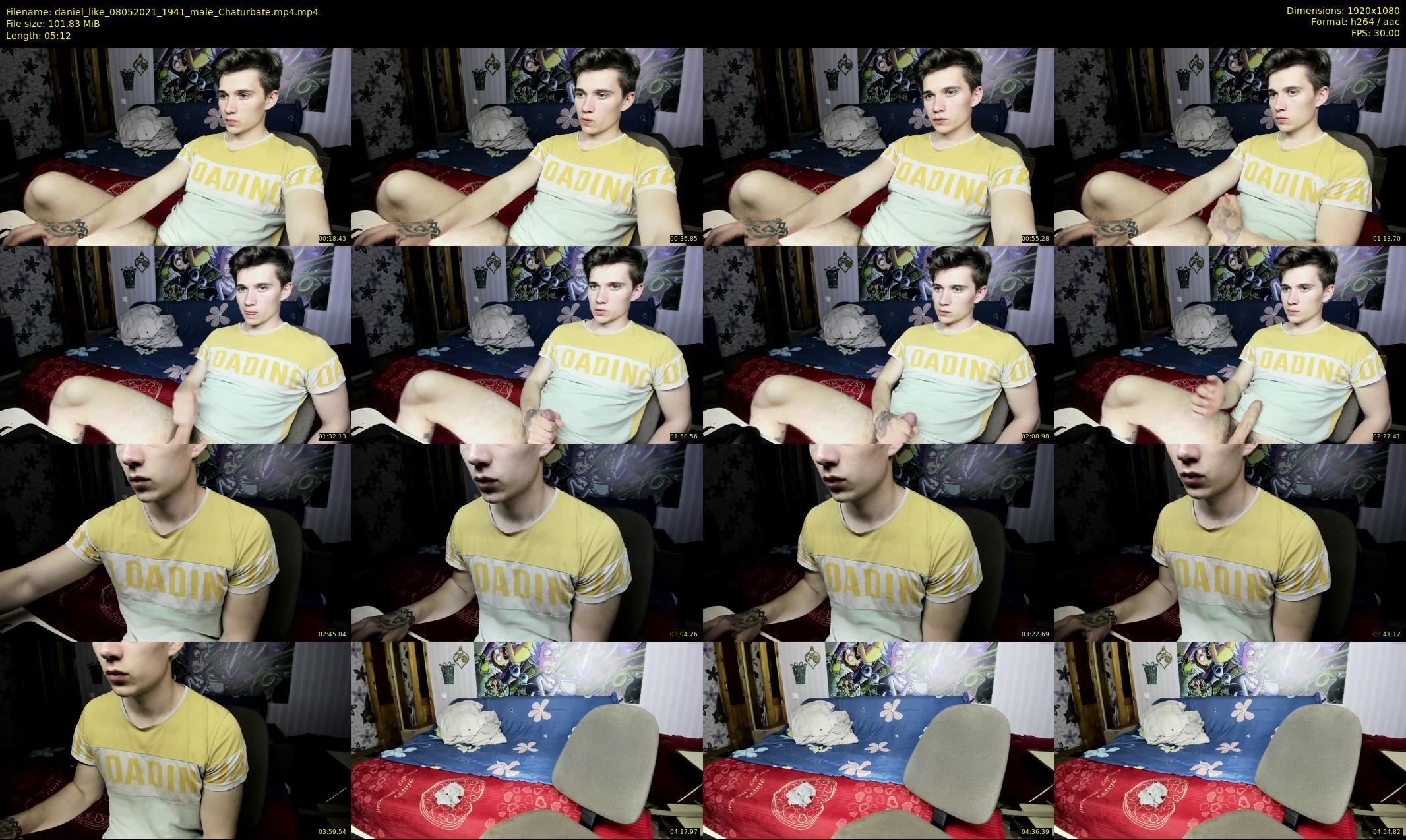daniel_like — 6 minute Chaturbate male cam show recording, 1080p, May 8, 2021
