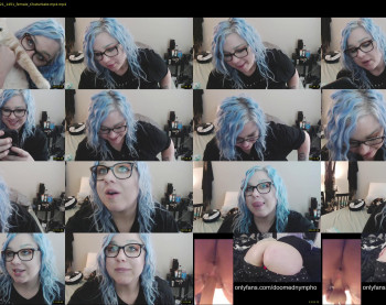 doomednympho — 15 minute Chaturbate female cam show recording, 1080p, May 8, 2021