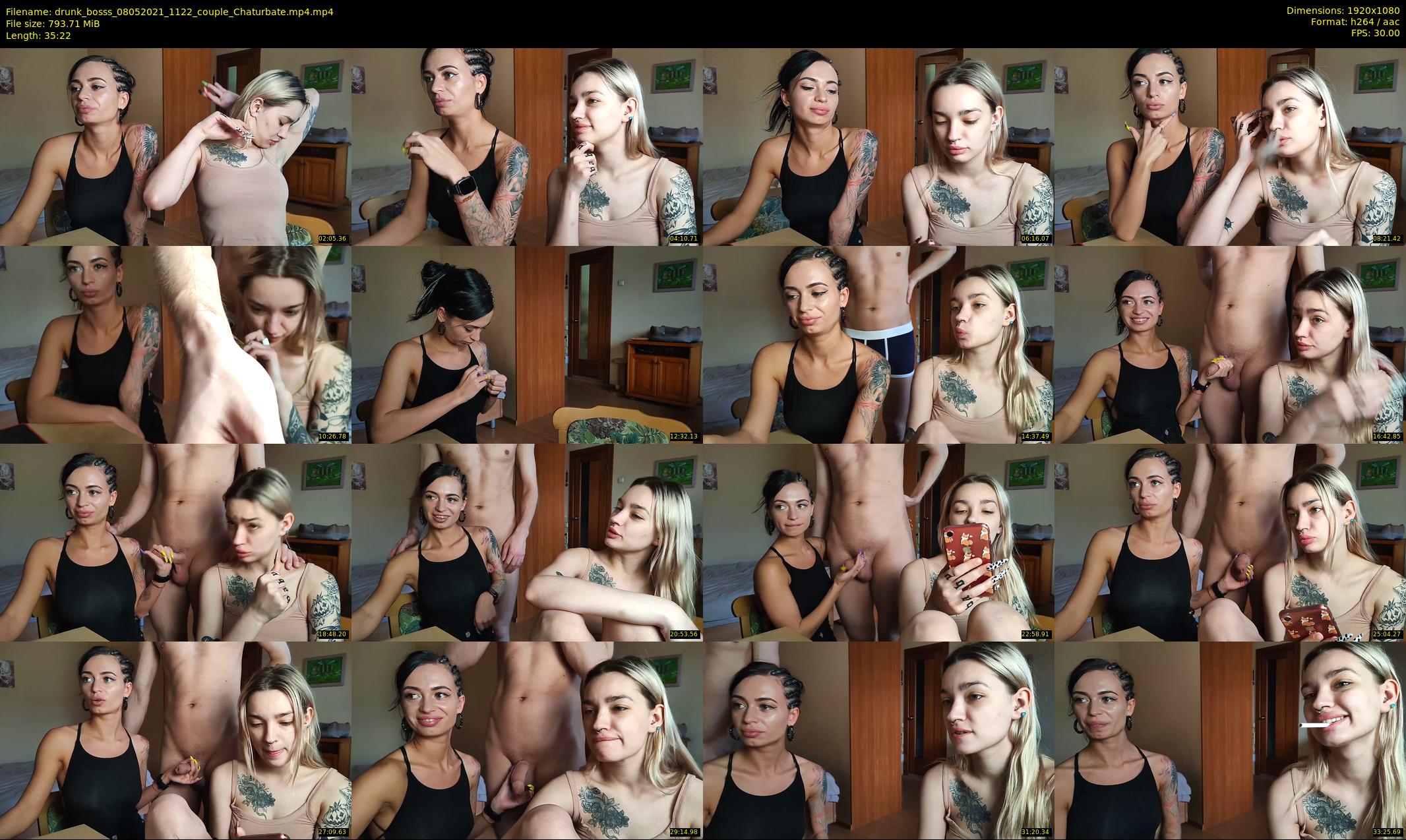 drunk_bosss — 36 minute Chaturbate couple cam show recording, 1080p, May 8, 2021