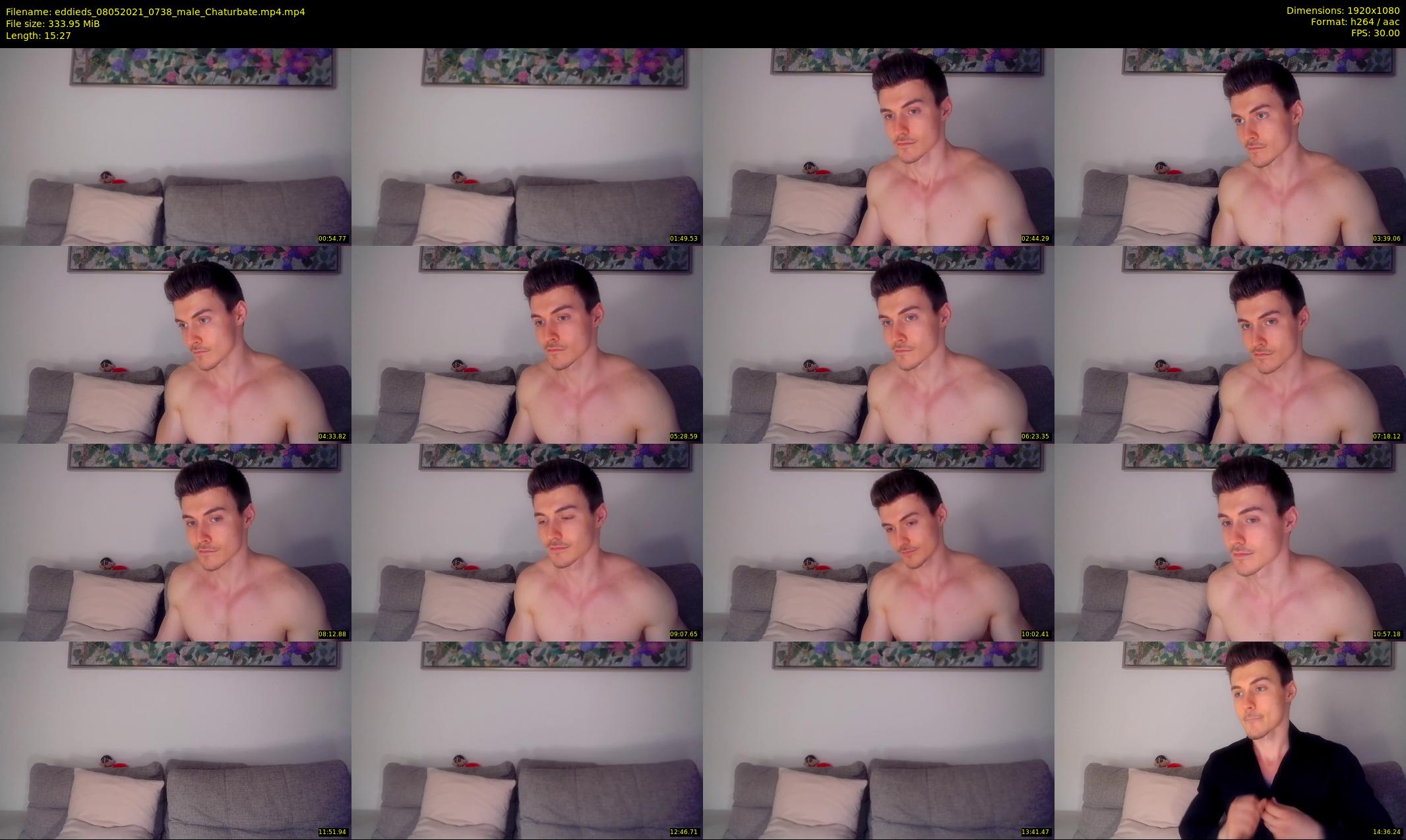 eddieds — 16 minute Chaturbate male cam show recording, 1080p, May 8, 2021