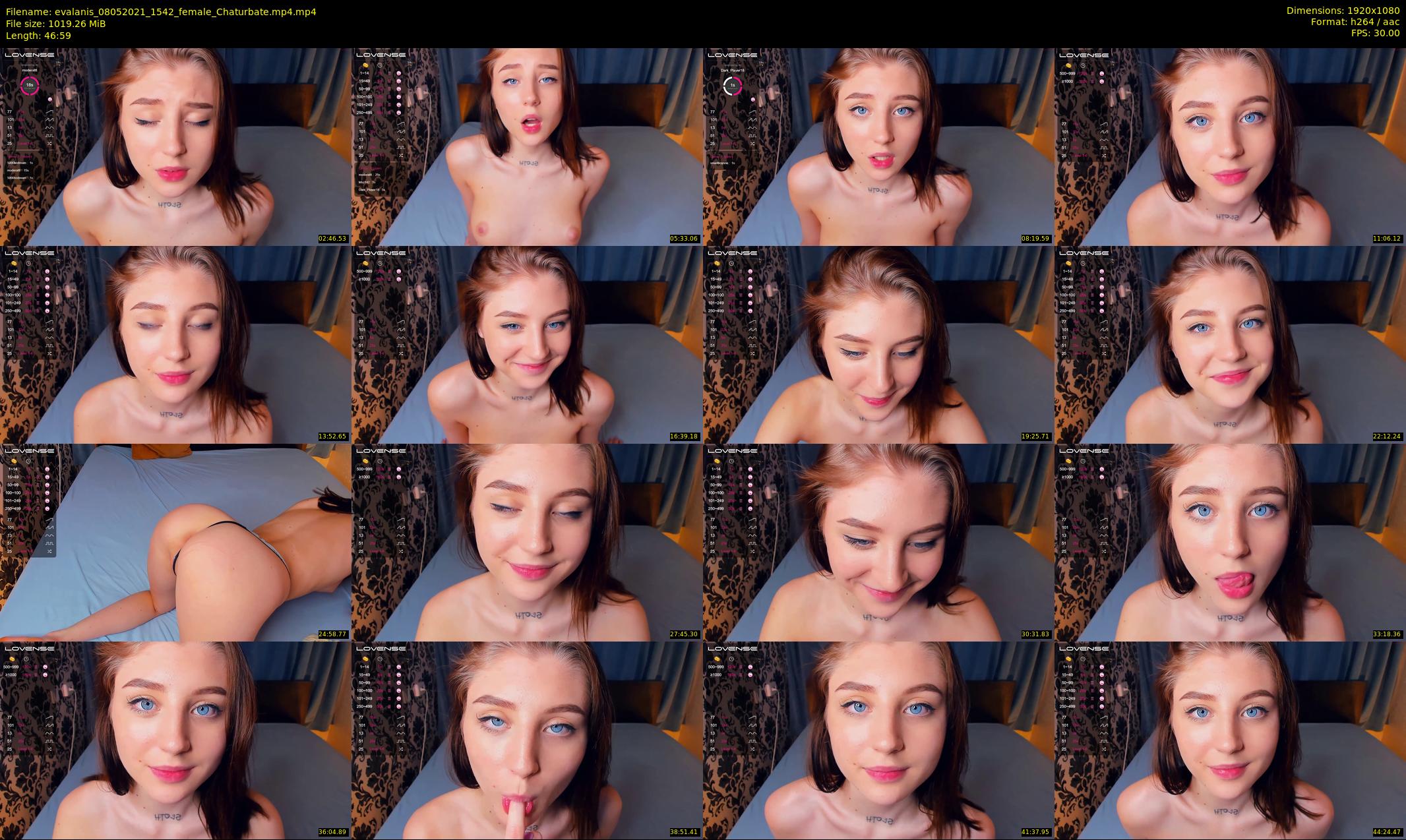 evalanis — 47 minute Chaturbate couple cam show recording, 1080p, May 8, 2021