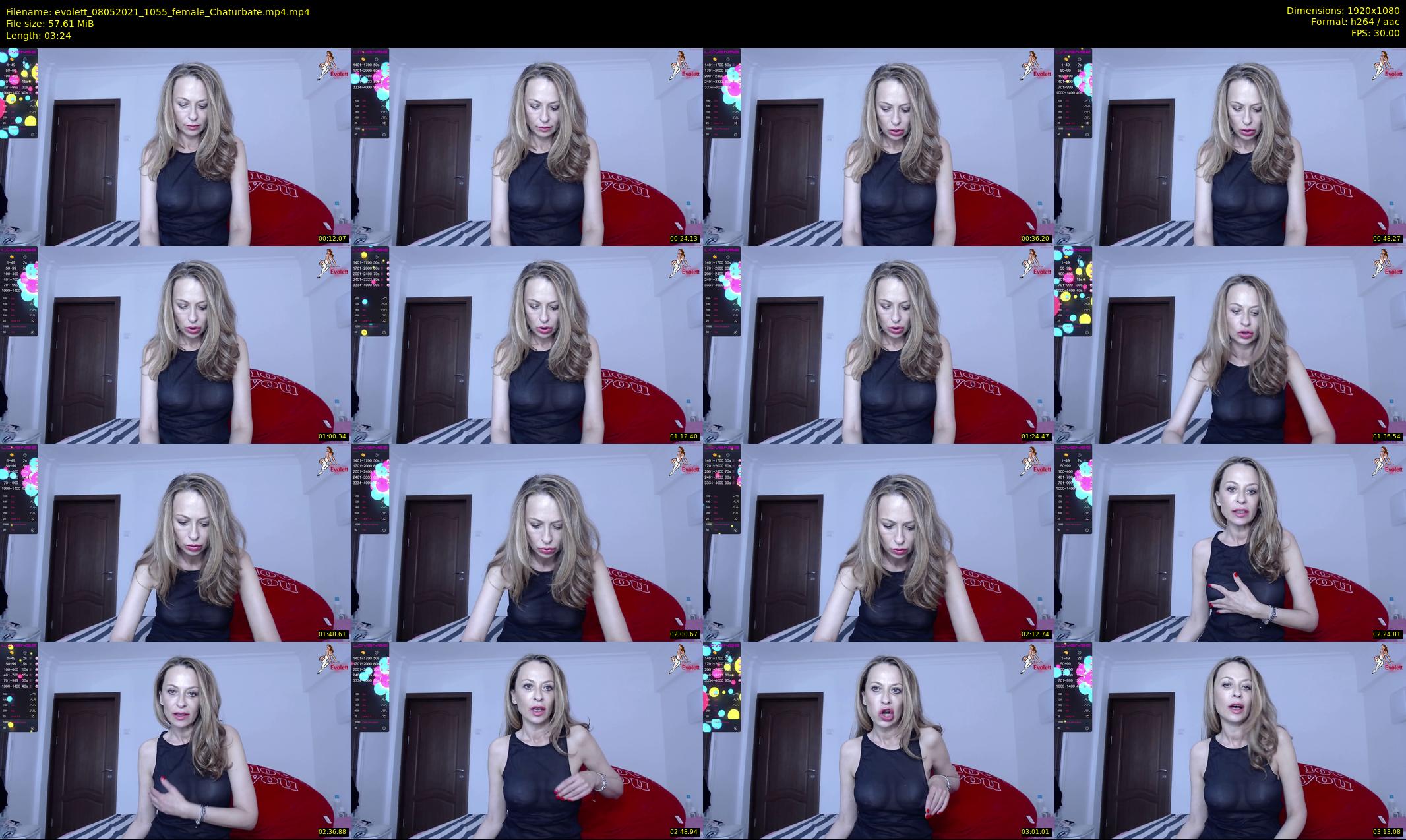 evolett — 4 minute Chaturbate female cam show recording, 1080p, May 8, 2021