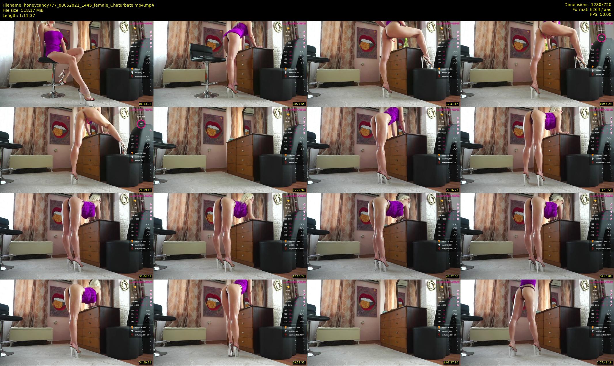 honeycandy777 — 72 minute Chaturbate couple cam show recording, 720p, May 8, 2021