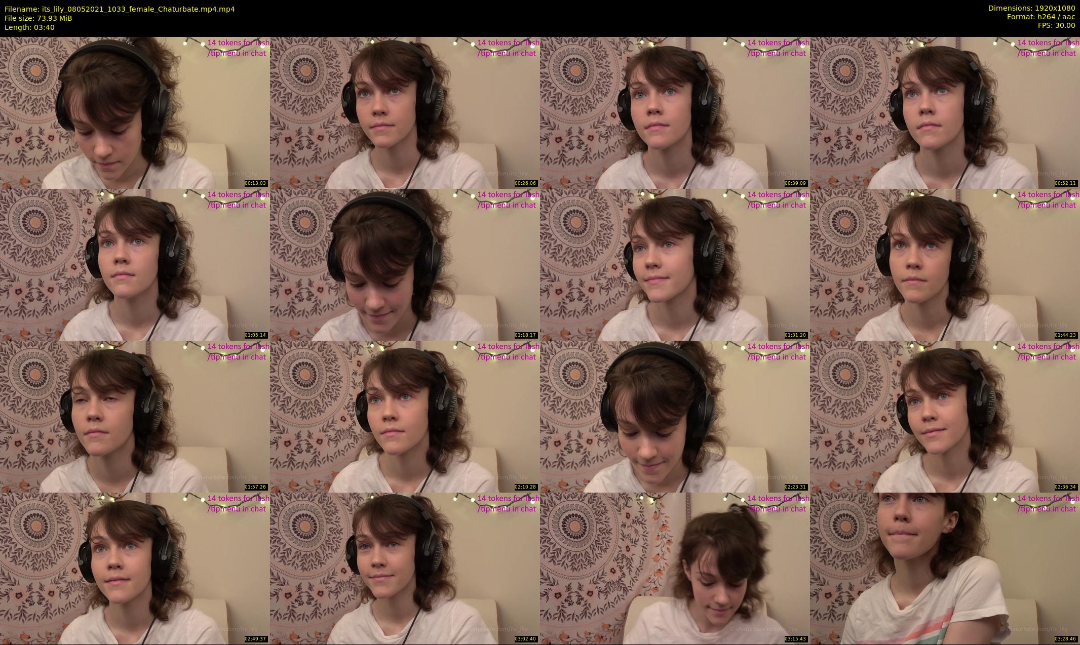 its_lily — 4 minute Chaturbate female cam show recording, 1080p, May 8, 2021