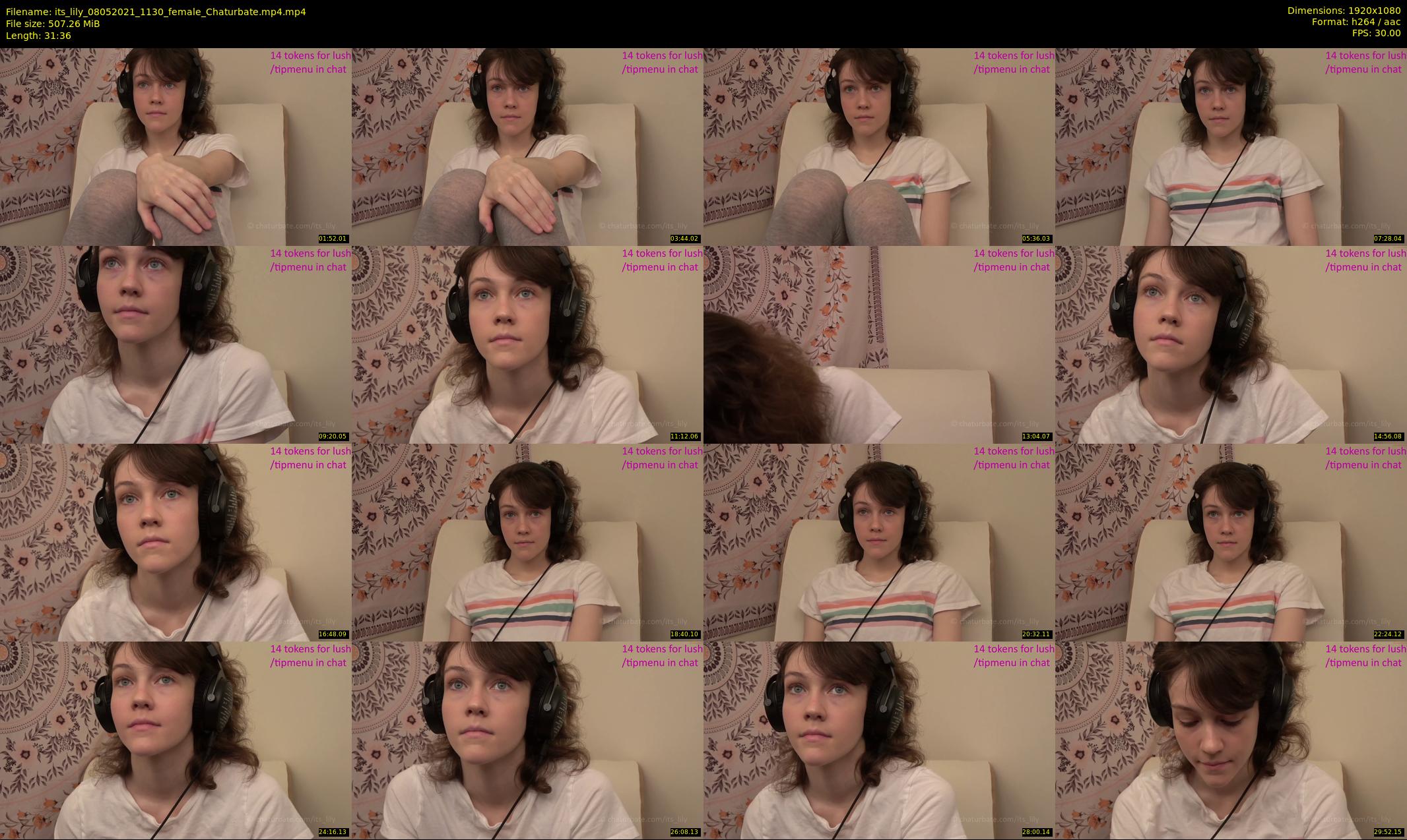 its_lily — 32 minute Chaturbate female cam show recording, 1080p, May 8, 2021