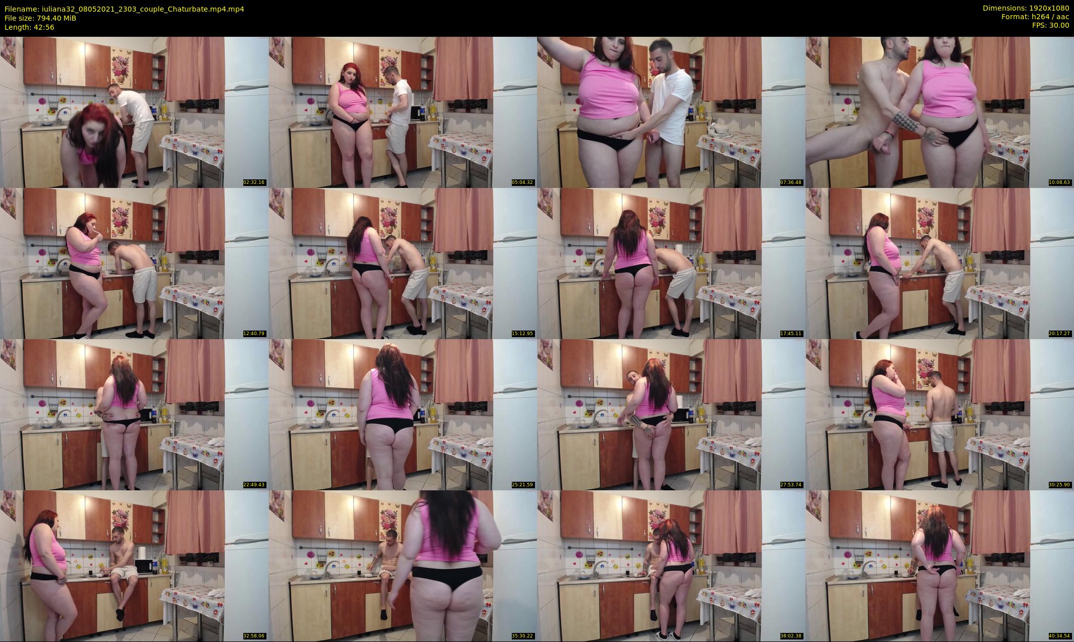 iuliana32 — 43 minute Chaturbate couple cam show recording, 1080p, May 8, 2021