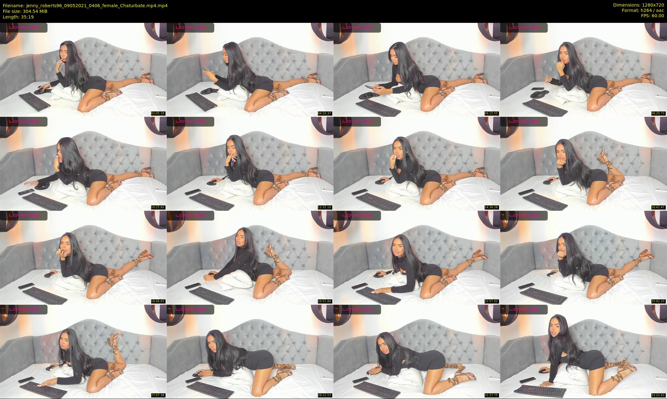 jenny_roberts96 — 36 minute Chaturbate female cam show recording, 720p, May 9, 2021