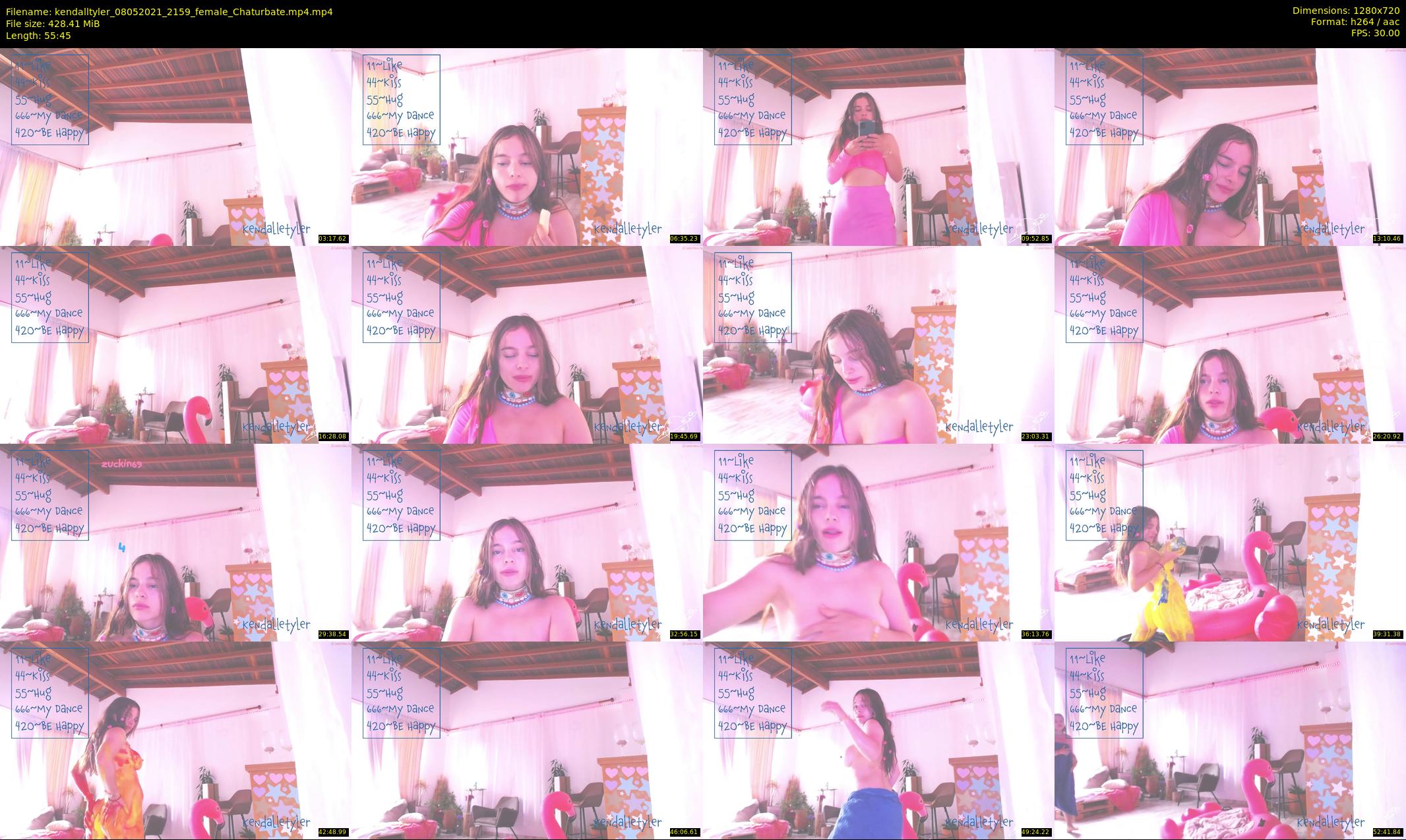 kendalltyler — 56 minute Chaturbate female cam show recording, 720p, May 8, 2021