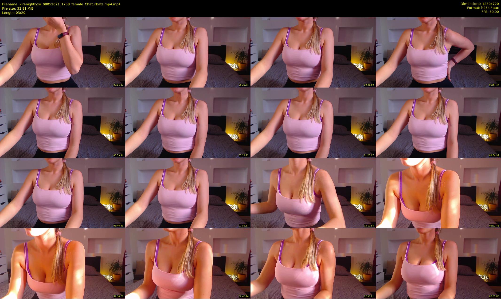 kiranightlyxo — 4 minute Chaturbate female cam show recording, 720p, May 8, 2021