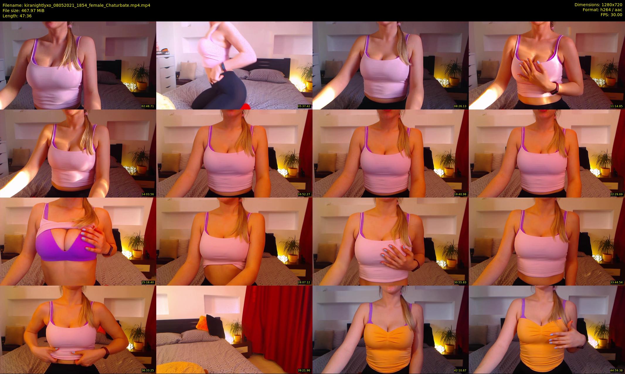 kiranightlyxo — 48 minute Chaturbate female cam show recording, 720p, May 8, 2021